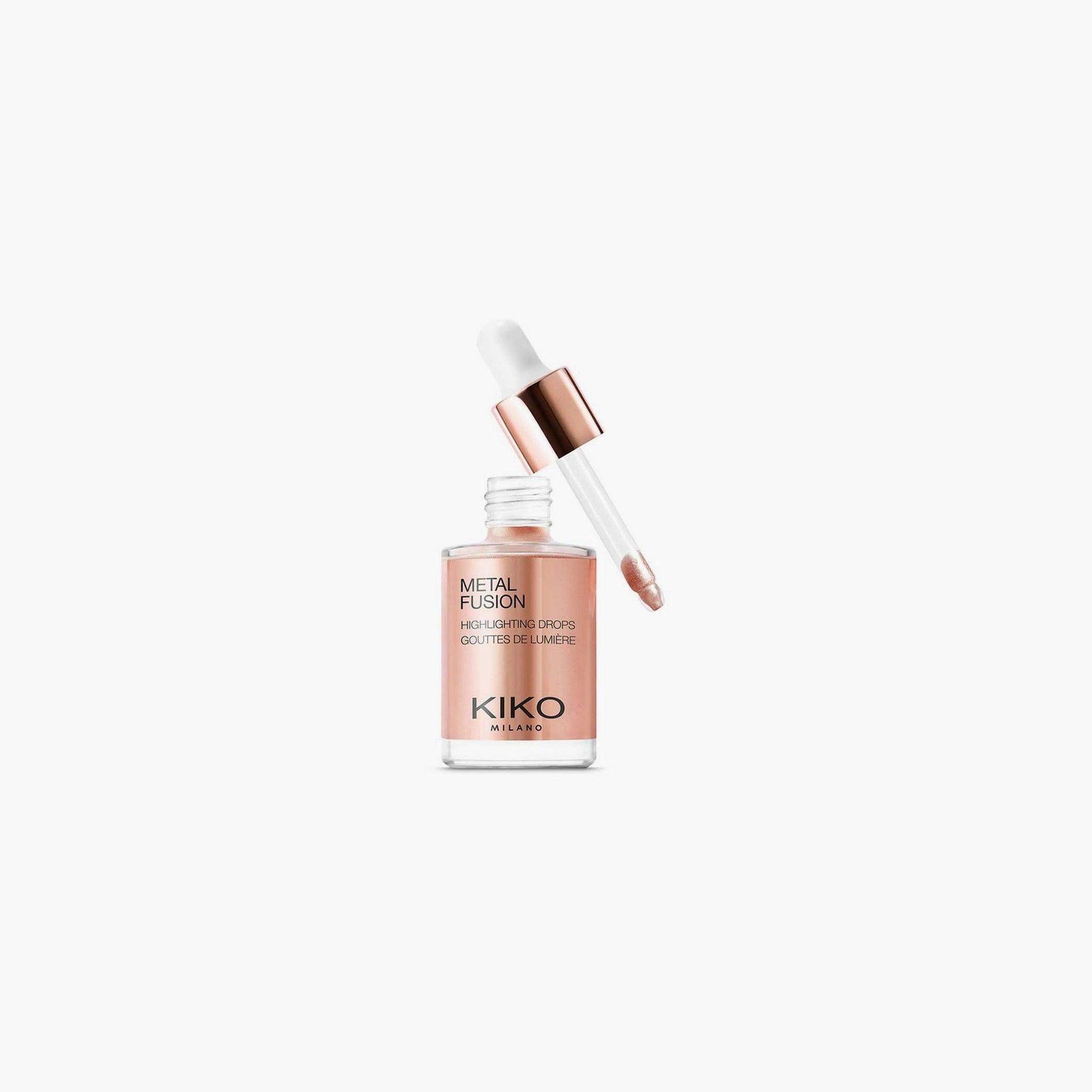 Kiko Milani Metal Fusion Highlighting Drops 01 CR20 Gold Mine 10ml - TheSkinFit