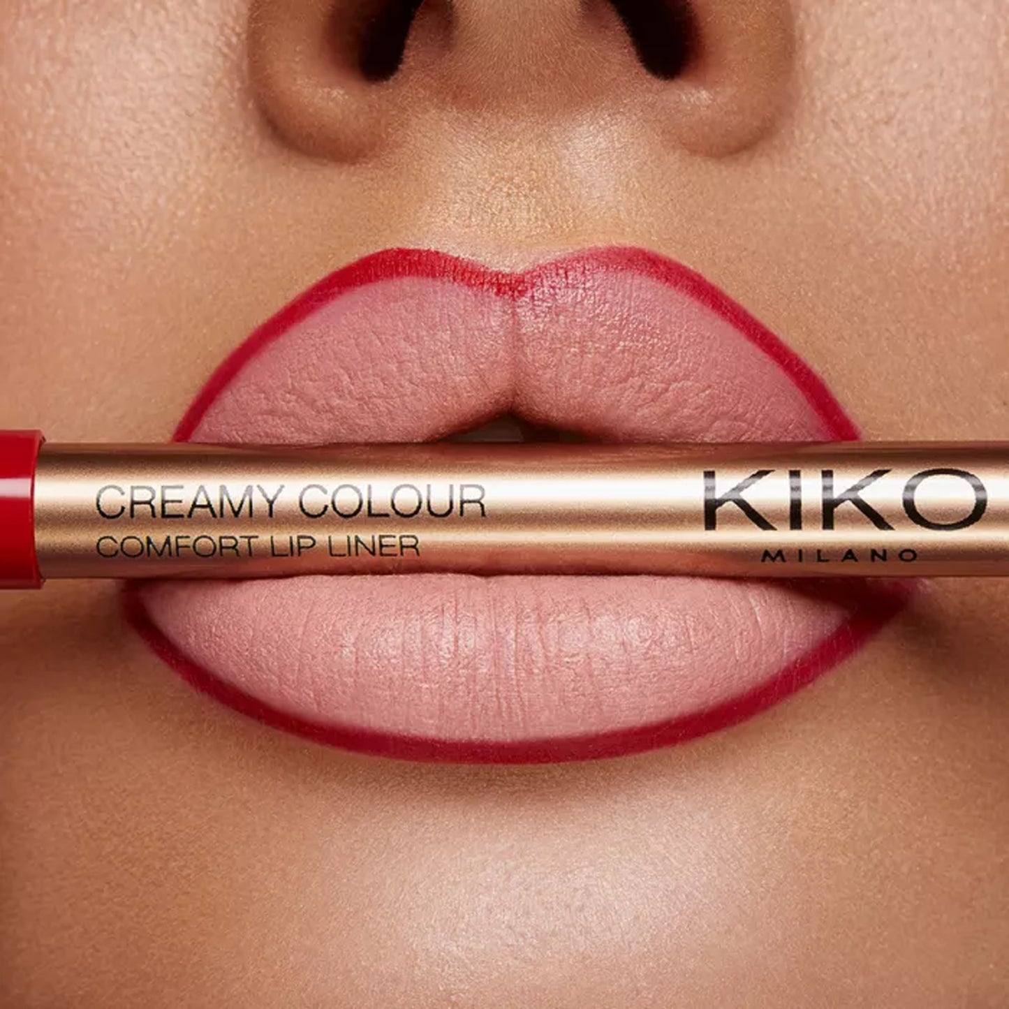 Kiko Milano Creamy Colour Comfort Lip Liner 319 Tulip Red 1 Piece