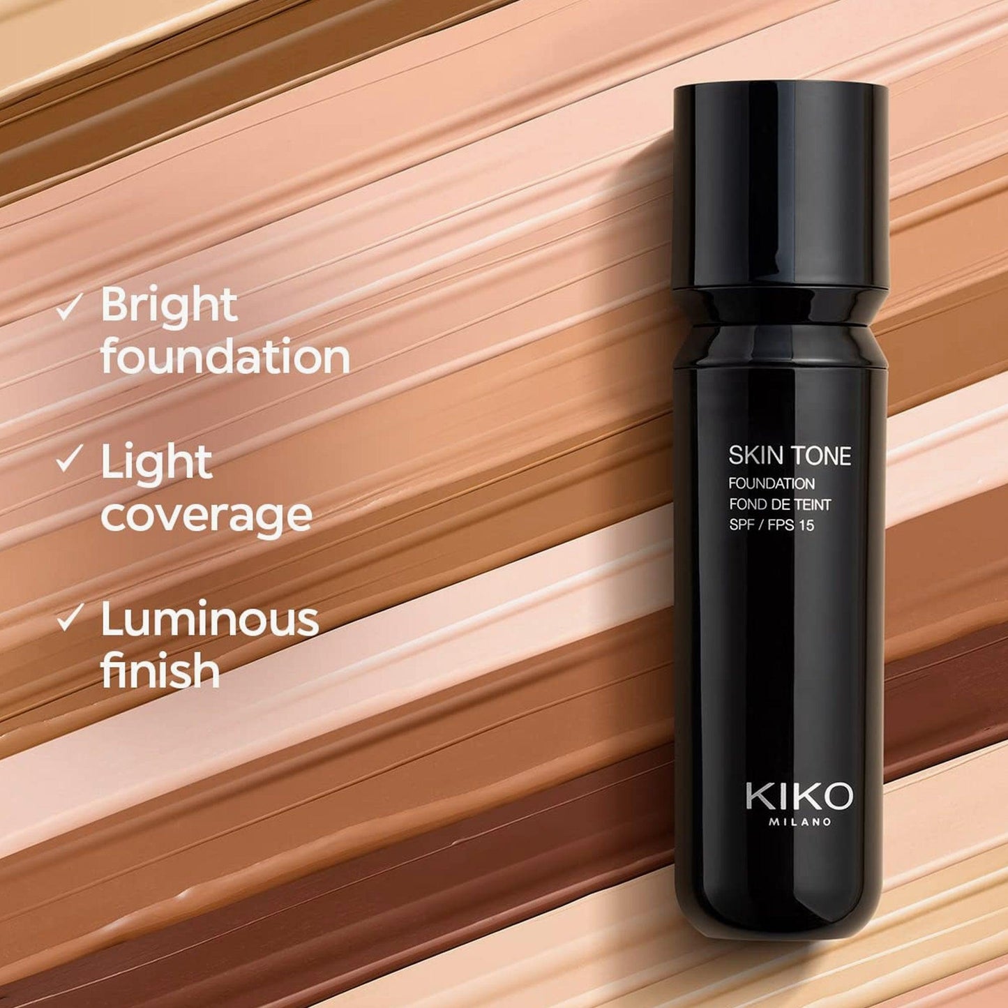Kiko Milano Skin Tone Foundation SPF15 NG30 30ml - TheSkinFit