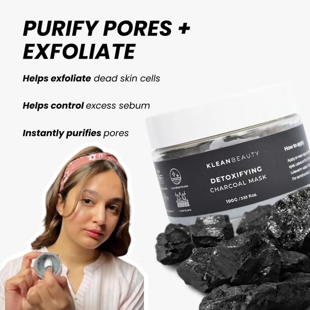 Klean Beauty Detoxifying Charcoal Mask 50gm