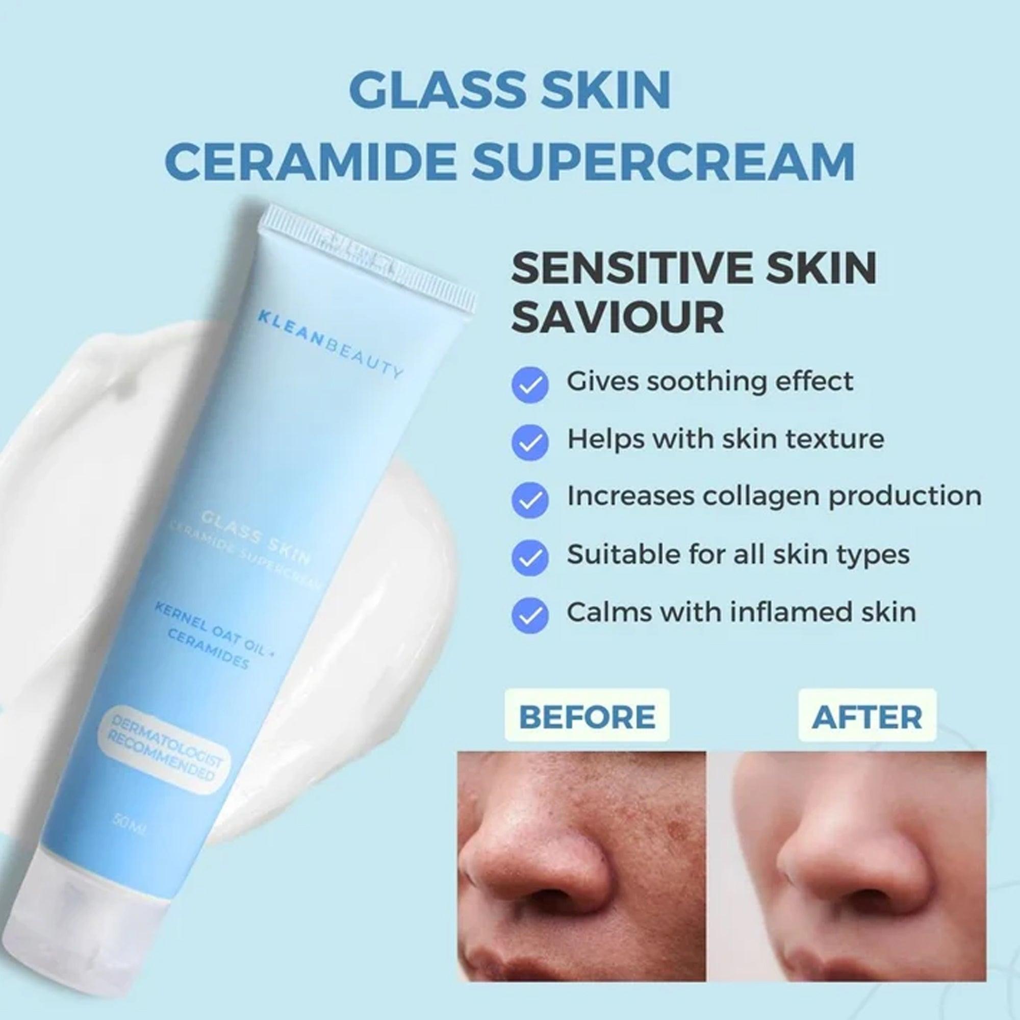 klean beauty glass skin ceramide supercream 50ml pakistan
