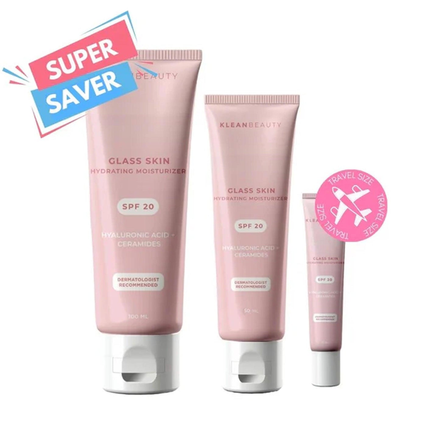 Klean Beauty Glass Skin Hydrating Moisturizer SPF 20 50ml