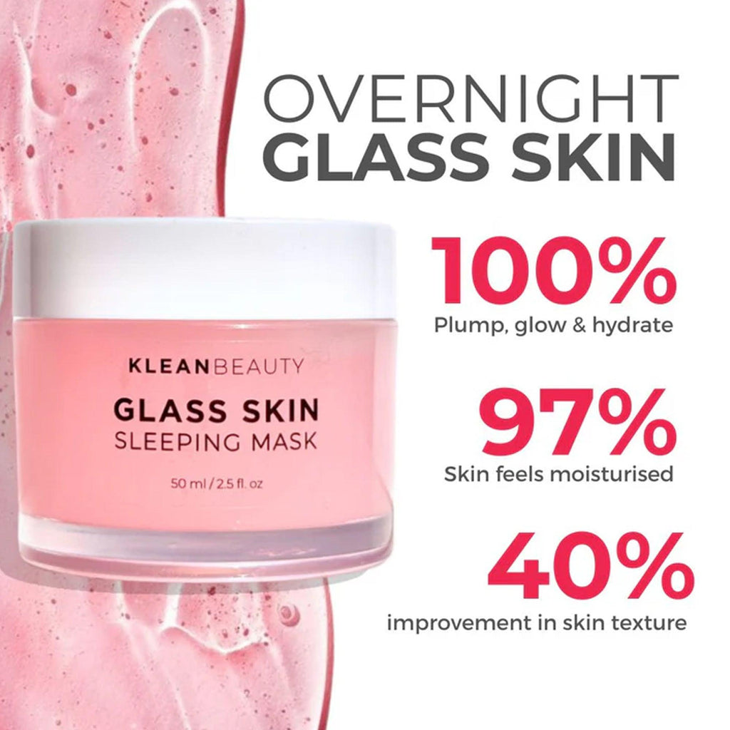 Klean Beauty Glass Skin Sleeping Mask 50ml