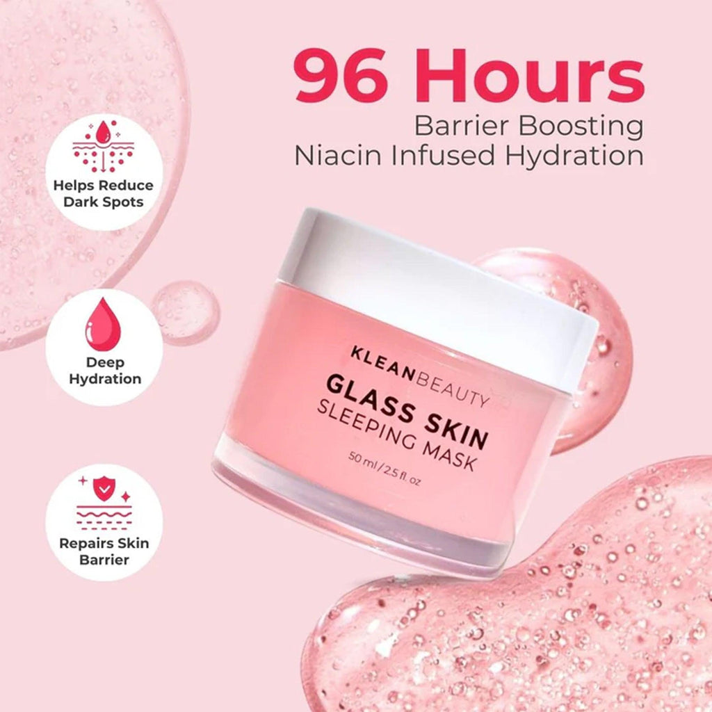 Klean Beauty Glass Skin Sleeping Mask 50ml