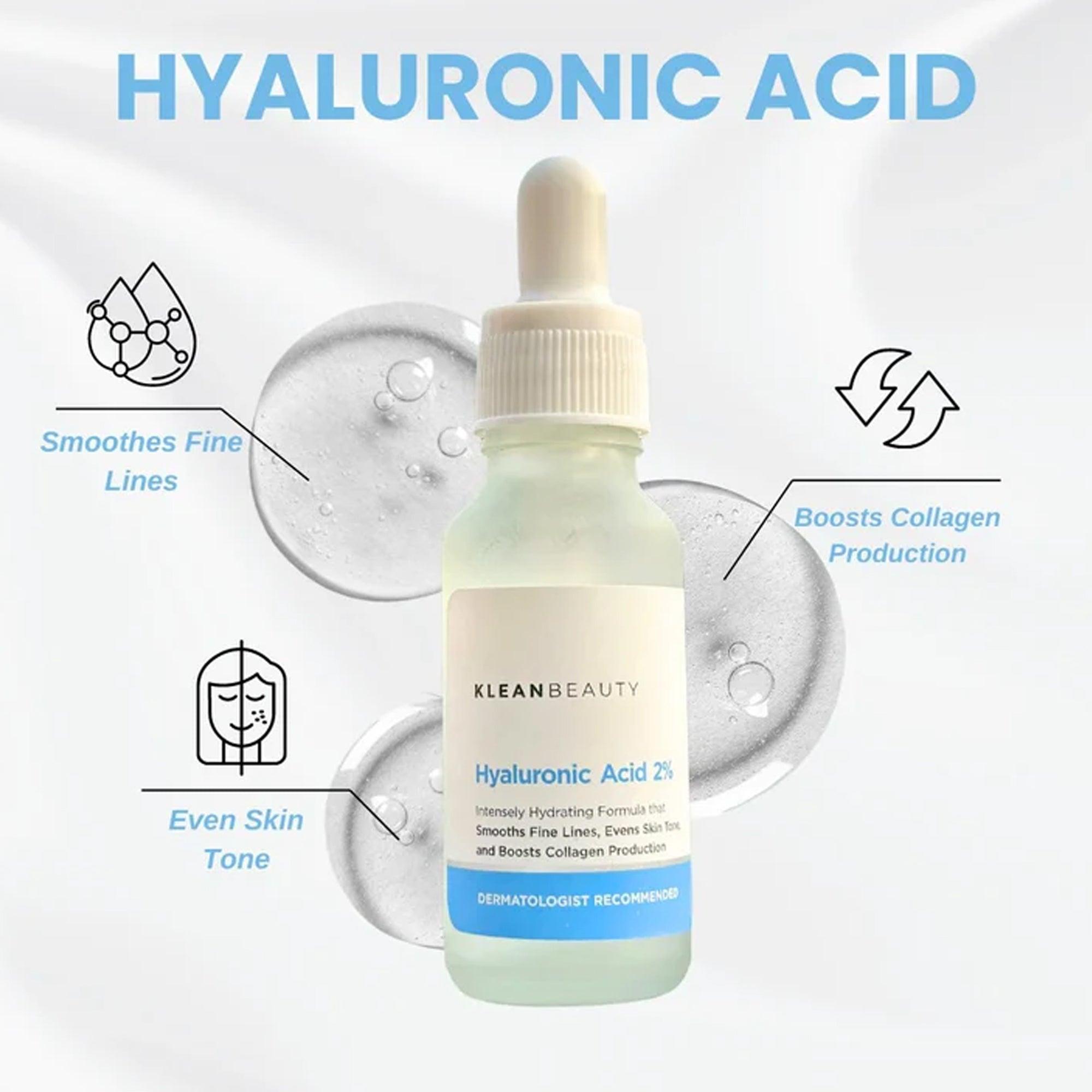 klean beauty hyaluronic acid 2% serum 20ml pakistan