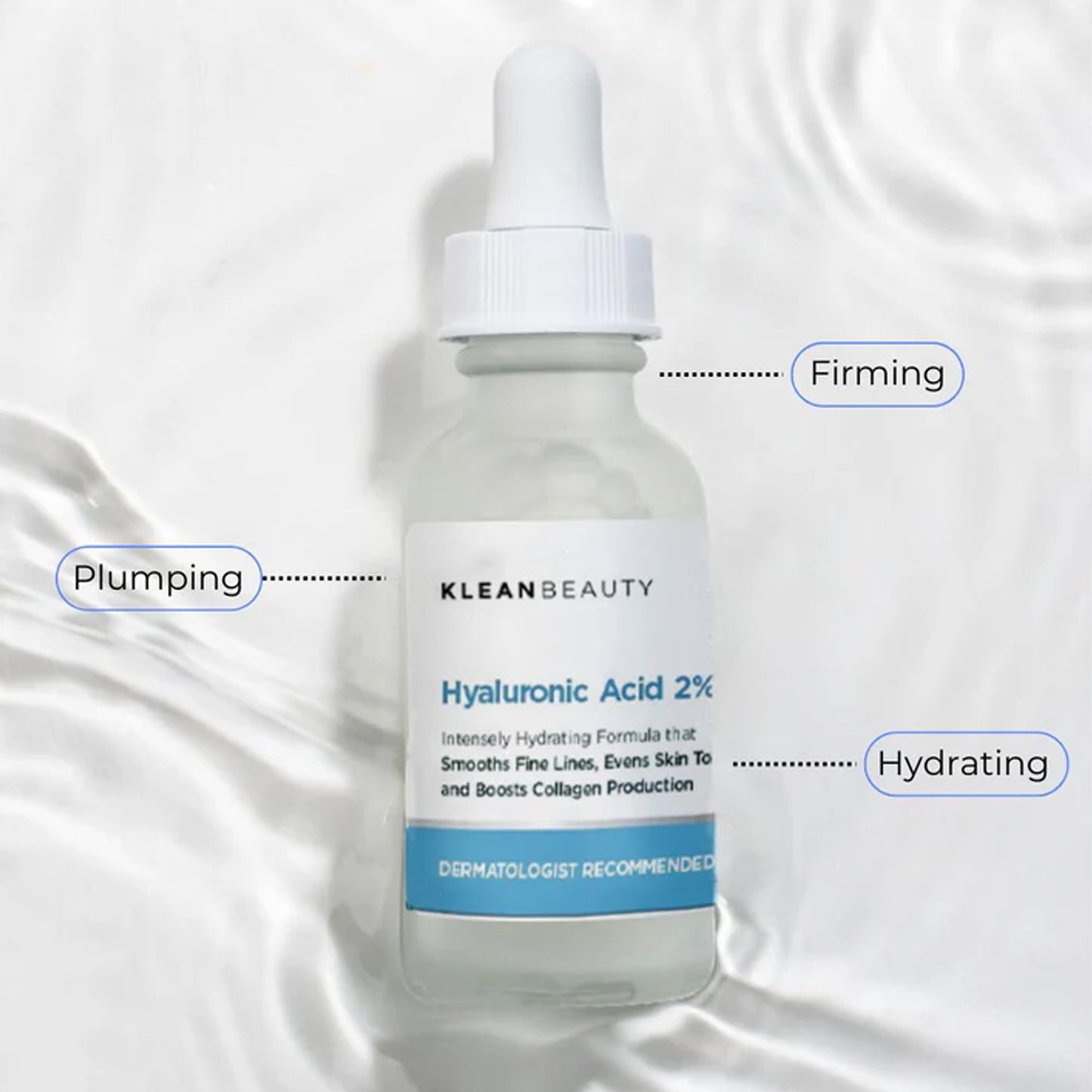 Klean Beauty Hyaluronic Acid 2% Serum 20ml