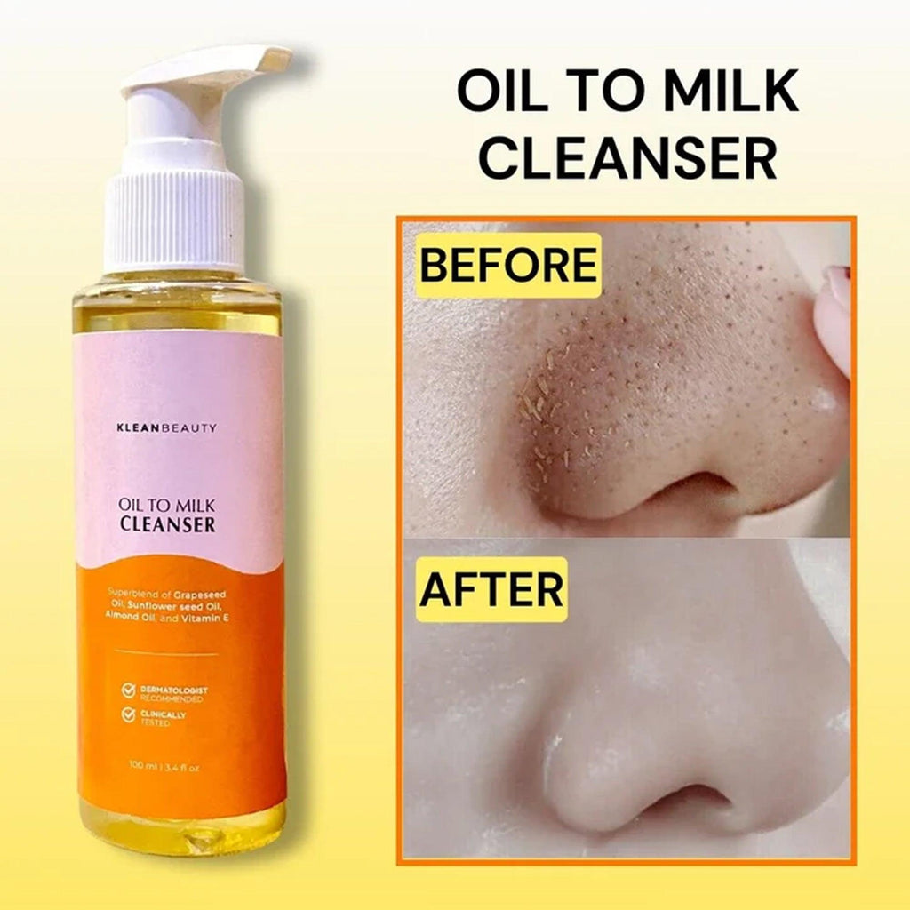Klean Beauty Oil To Milk Cleanser 120ml