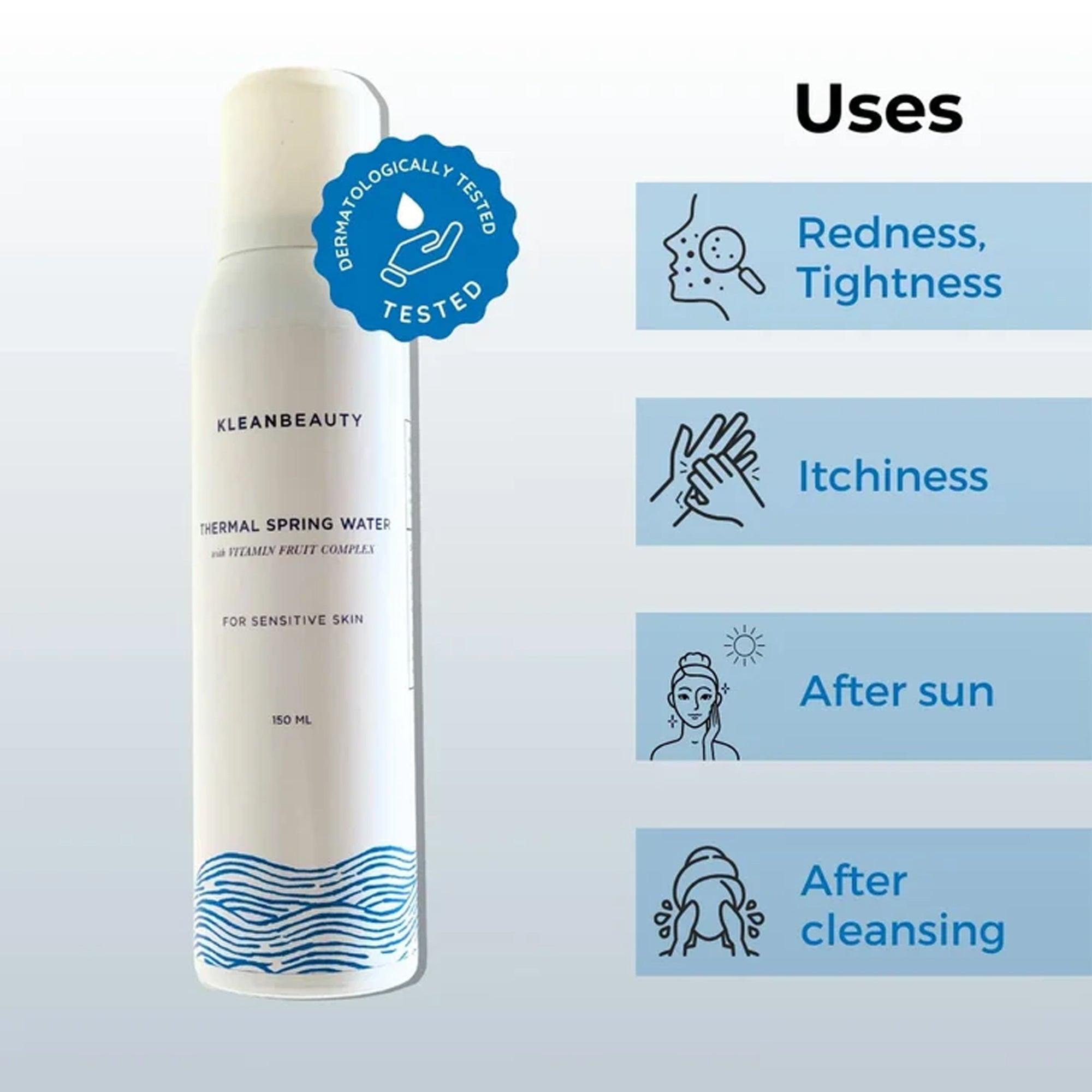 Klean Beauty Thermal Spring Water Mist 150ml