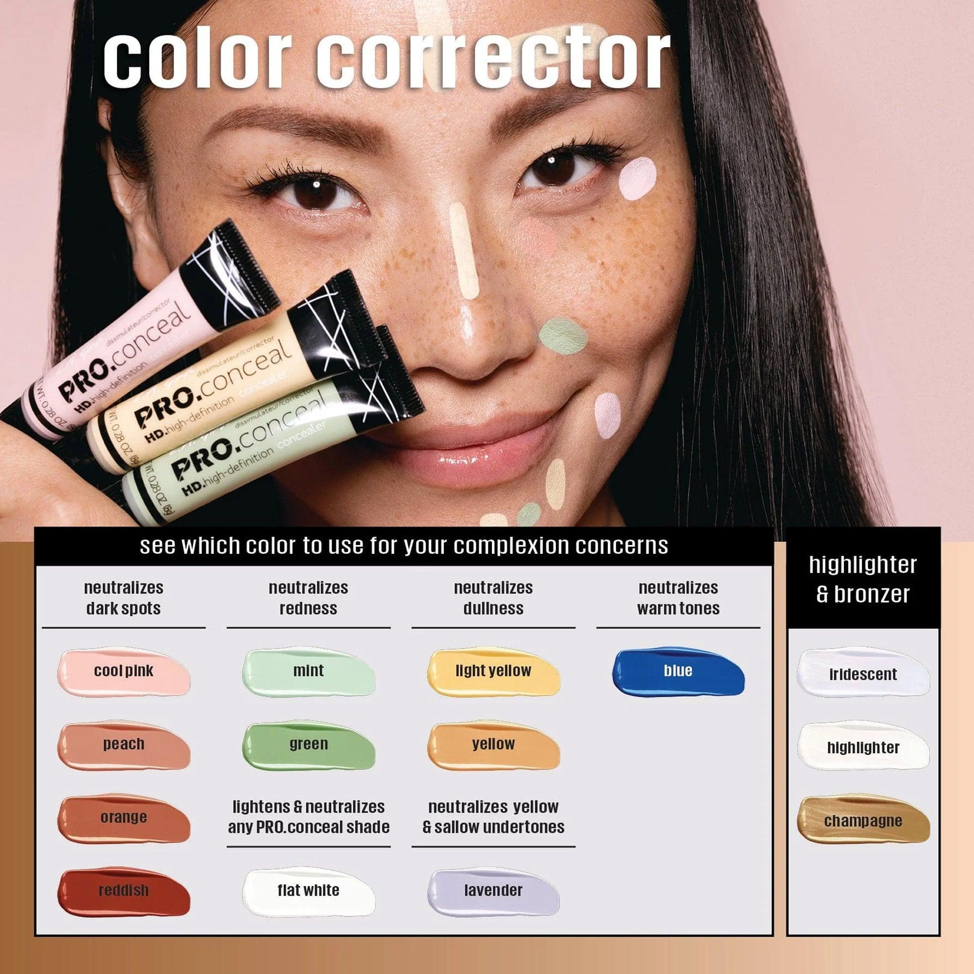 L.A. Girl HD Pro Conceal High Definition Concealer GC991 Yellow Corrector 8gm - TheSkinFit
