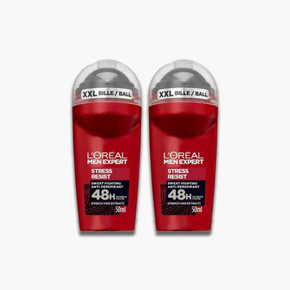 L'Oreal Paris Men Expert Stress Resist 48H Sweat Fighting Anti-Perspirant Roll-On 50ml