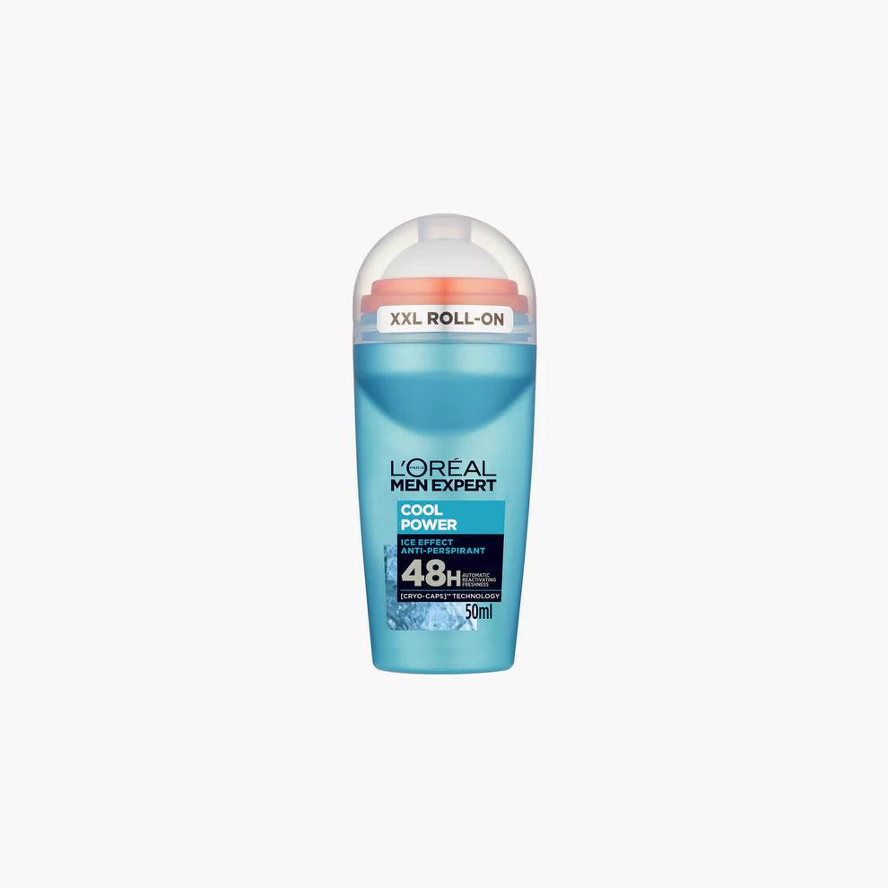 L'Oreal Paris Men Expert Cool Power 48H Anti-Perspirant Roll-On 50ml - TheSkinFit