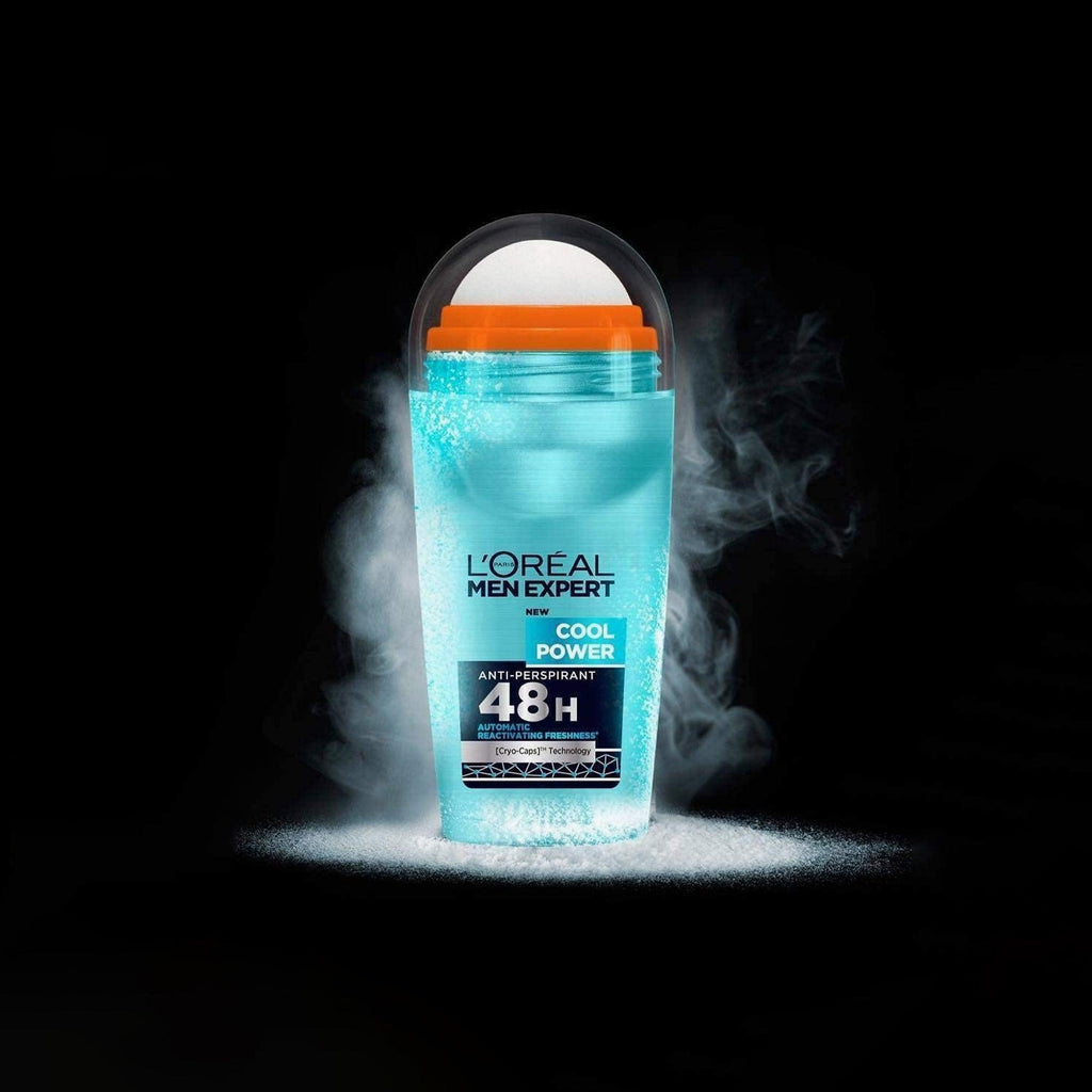 L'Oreal Paris Men Expert Cool Power 48H Anti-Perspirant Roll-On 50ml - TheSkinFit