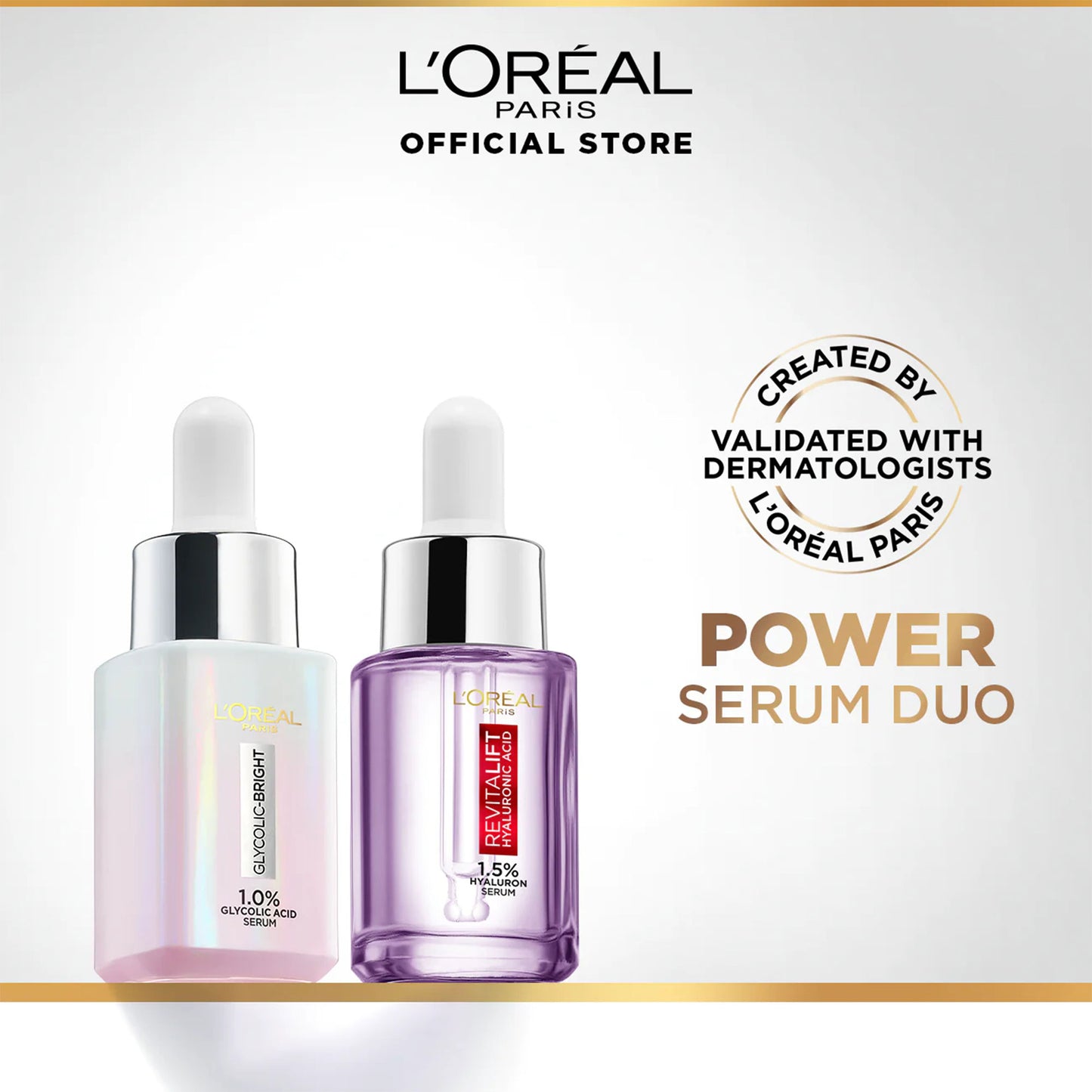 L'Oreal Paris Glycolic-Bright 1.0% Glycolic Acid Instant Glowing Serum 15ml