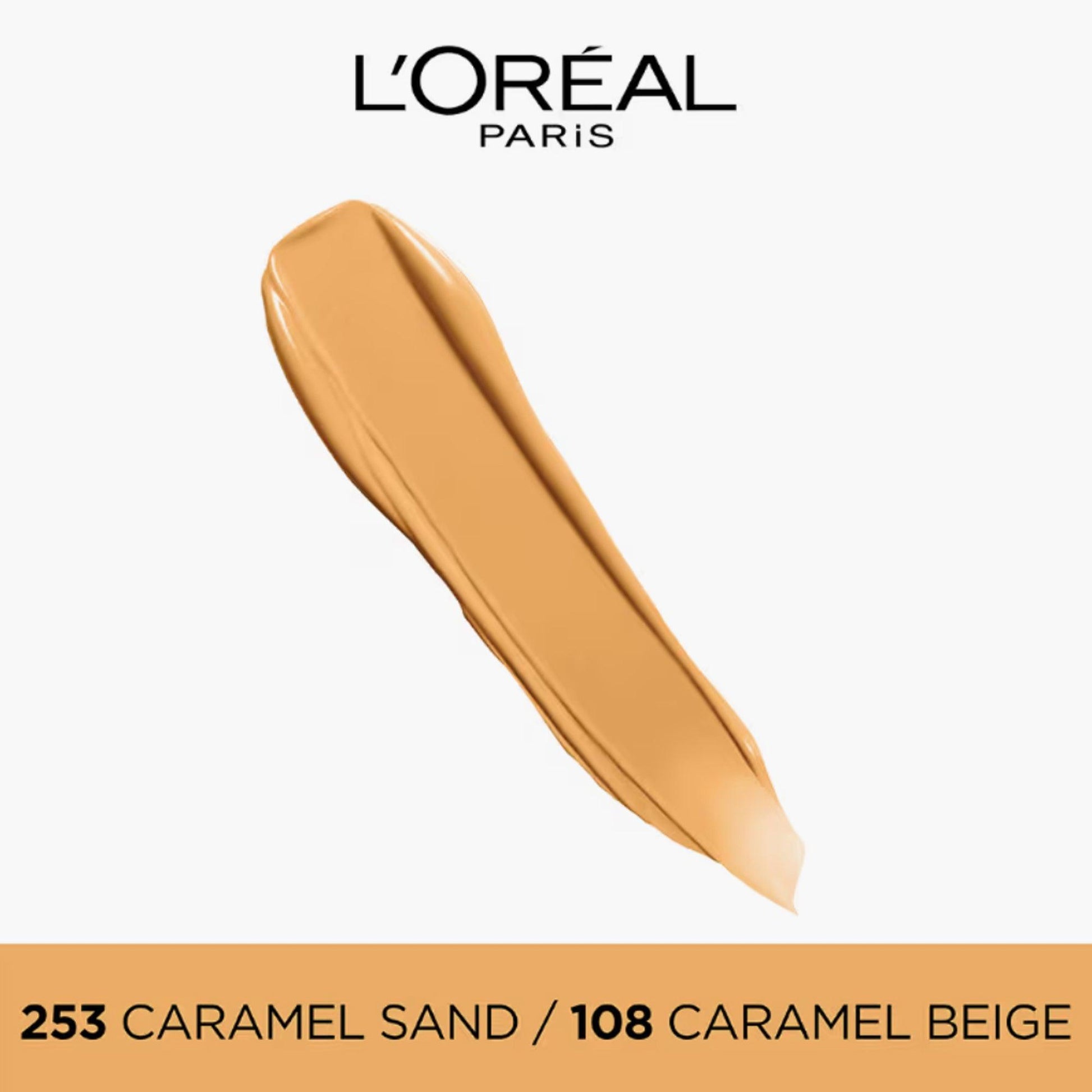 L'Oreal Paris Infallible 24H Matte Cover Liquid Foundation 253 Caramel Sand 35ml - TheSkinFit