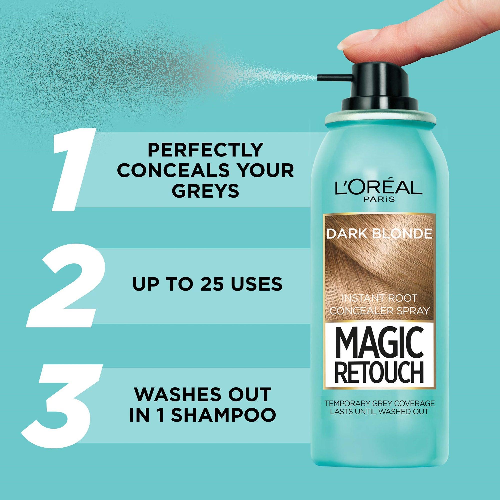 L'Oreal Paris Magic Retouch Instant Root Concealer Spray Brown 75ml - TheSkinFit