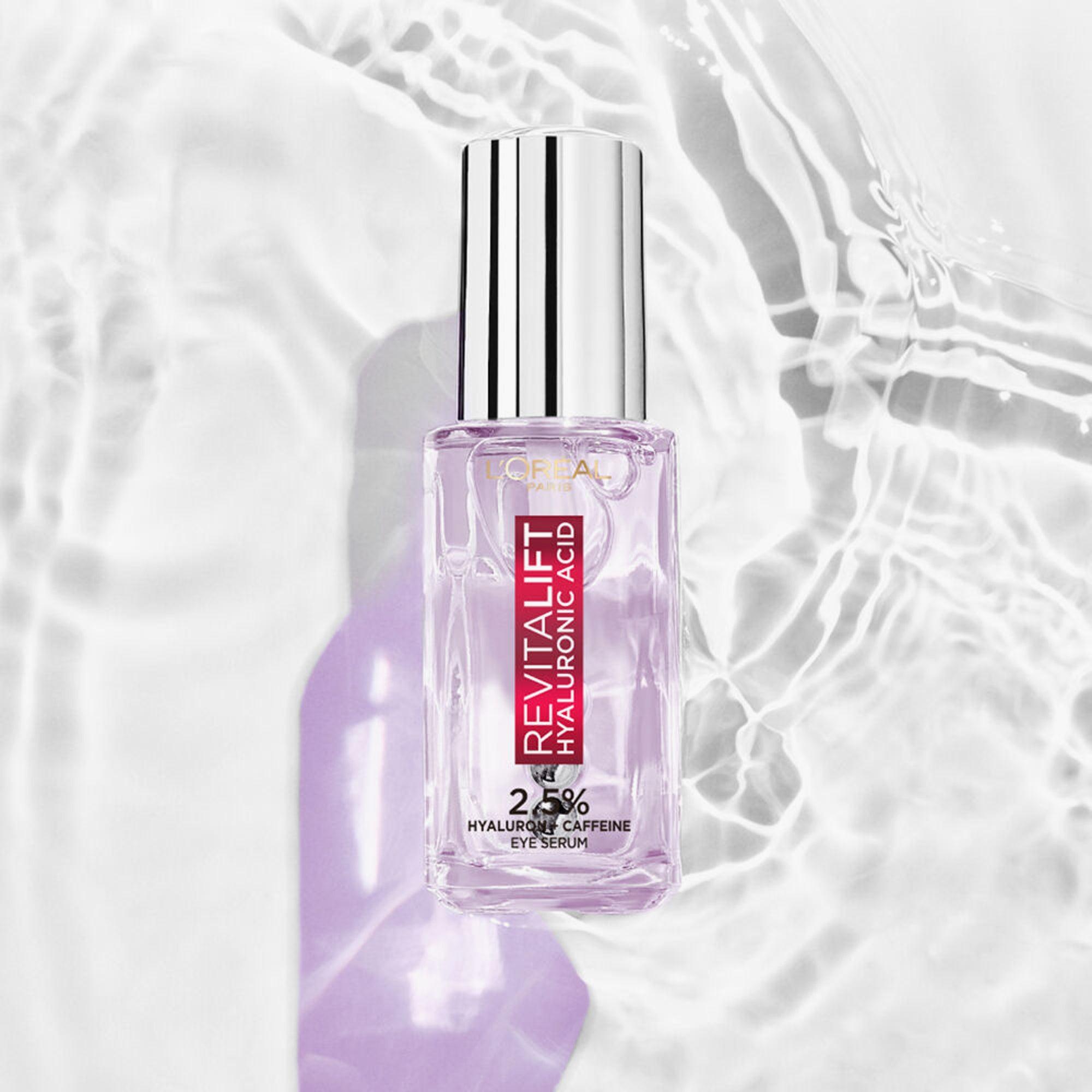 L'Oreal Paris Revitalift Hyaluronic Acid 2.5% Hyaluron + Caffeine Eye Serum Fragrance Free 20ml - TheSkinFit