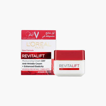 L'Oreal Paris Revitalift Moisturizing Cream Day Anti-Wrinkle Cream + Enhanced Elasticity 50ml