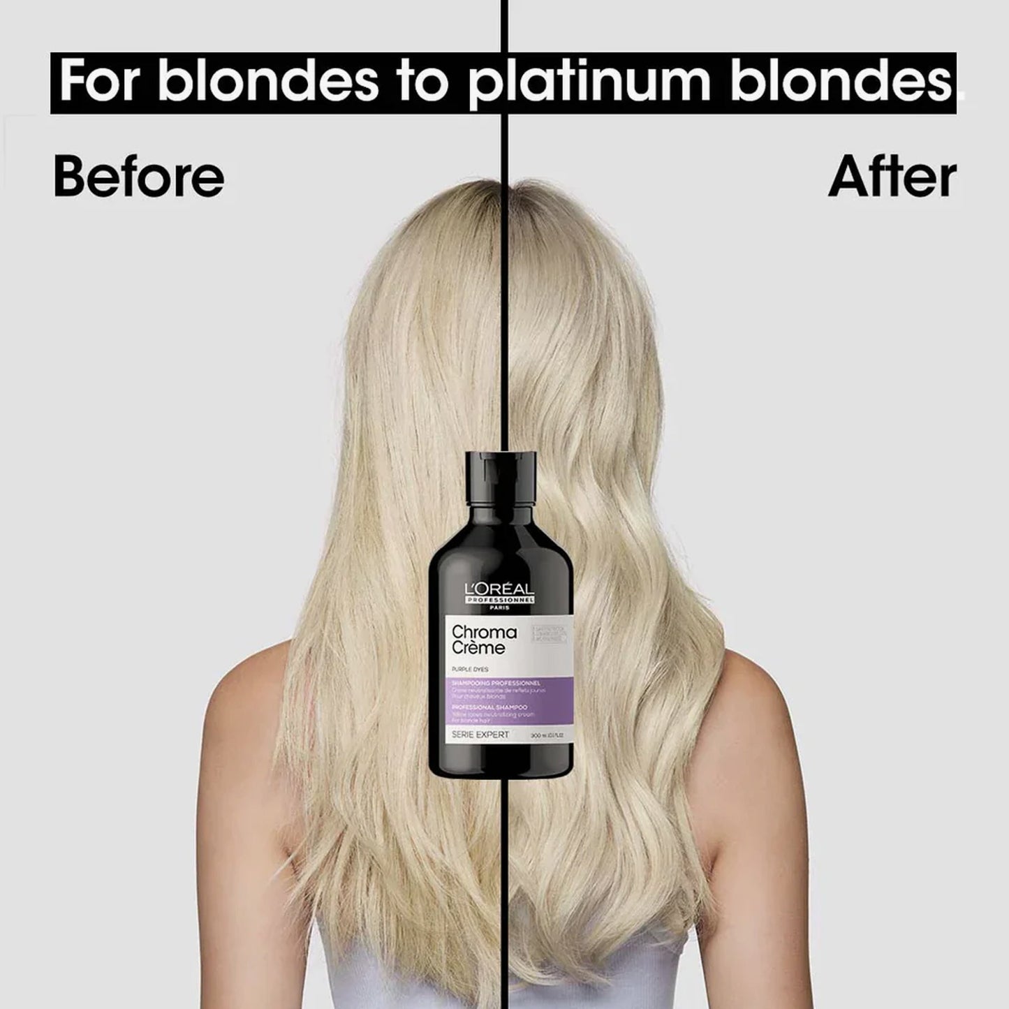 L'Oreal Professionnel Serie Expert Chroma Creme Professional Shampoo For Blonde Hair 300ml