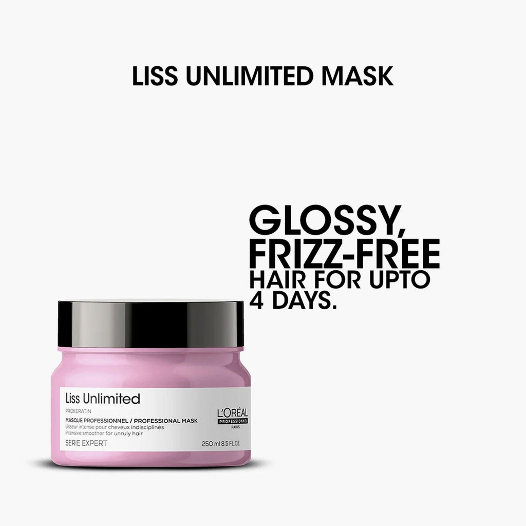 L'Oreal Professionnel Serie Expert Liss Unlimited Professional Mask For Unruly Hair 250ml - TheSkinFit