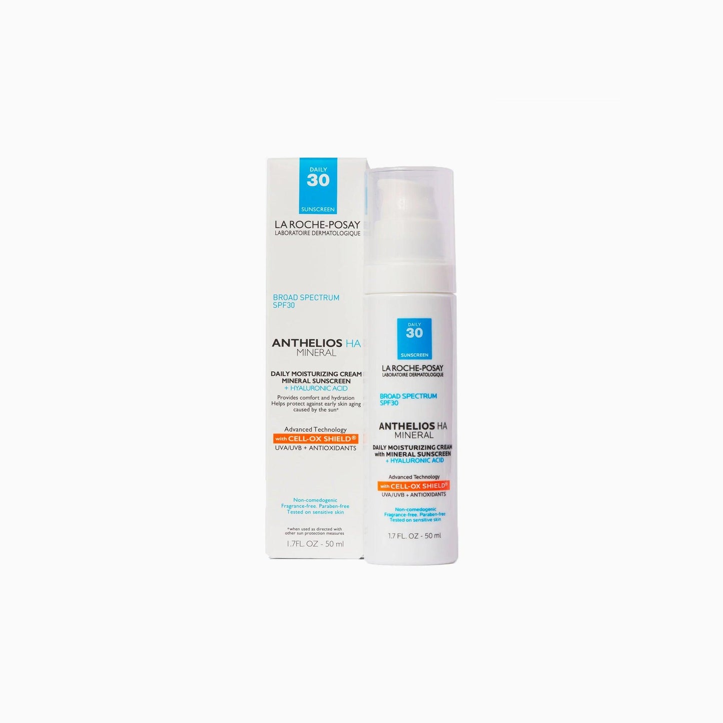 La Roche-Posay Anthelios HA Mineral Daily Moisturizing Cream With Mineral Sunscreen SPF30 50ml - TheSkinFit