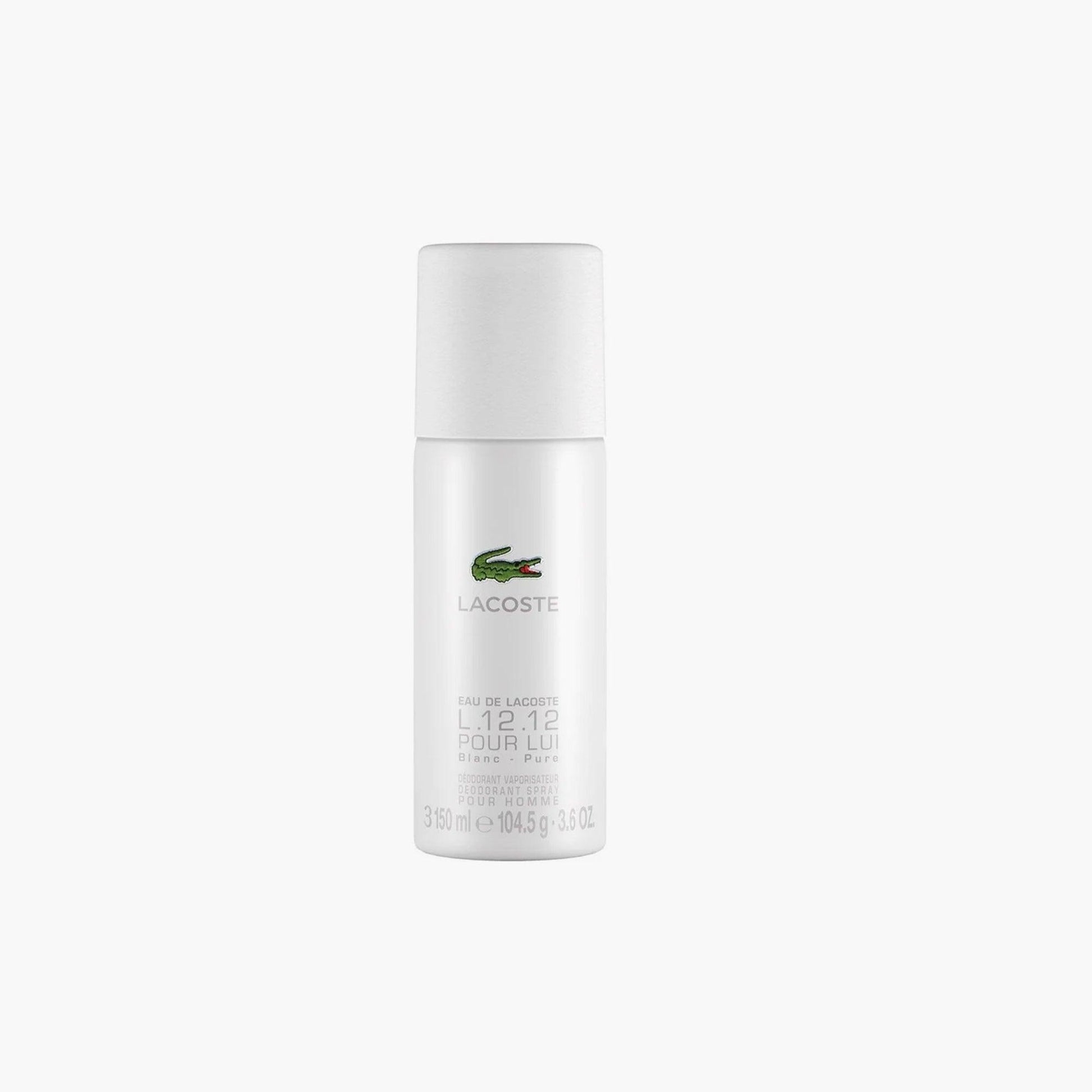 Lacoste Blanc 12.12 Men Deodorant 150ml - TheSkinFit