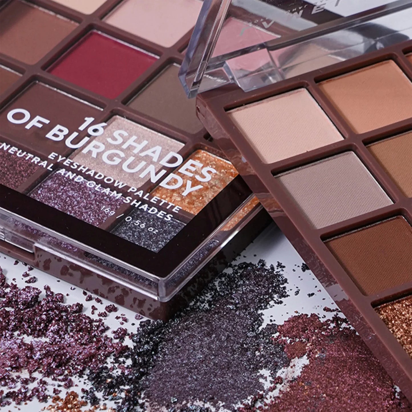 Lamel 16 Shades Of Burgundy Eyeshadow Palette 16-4 16gm