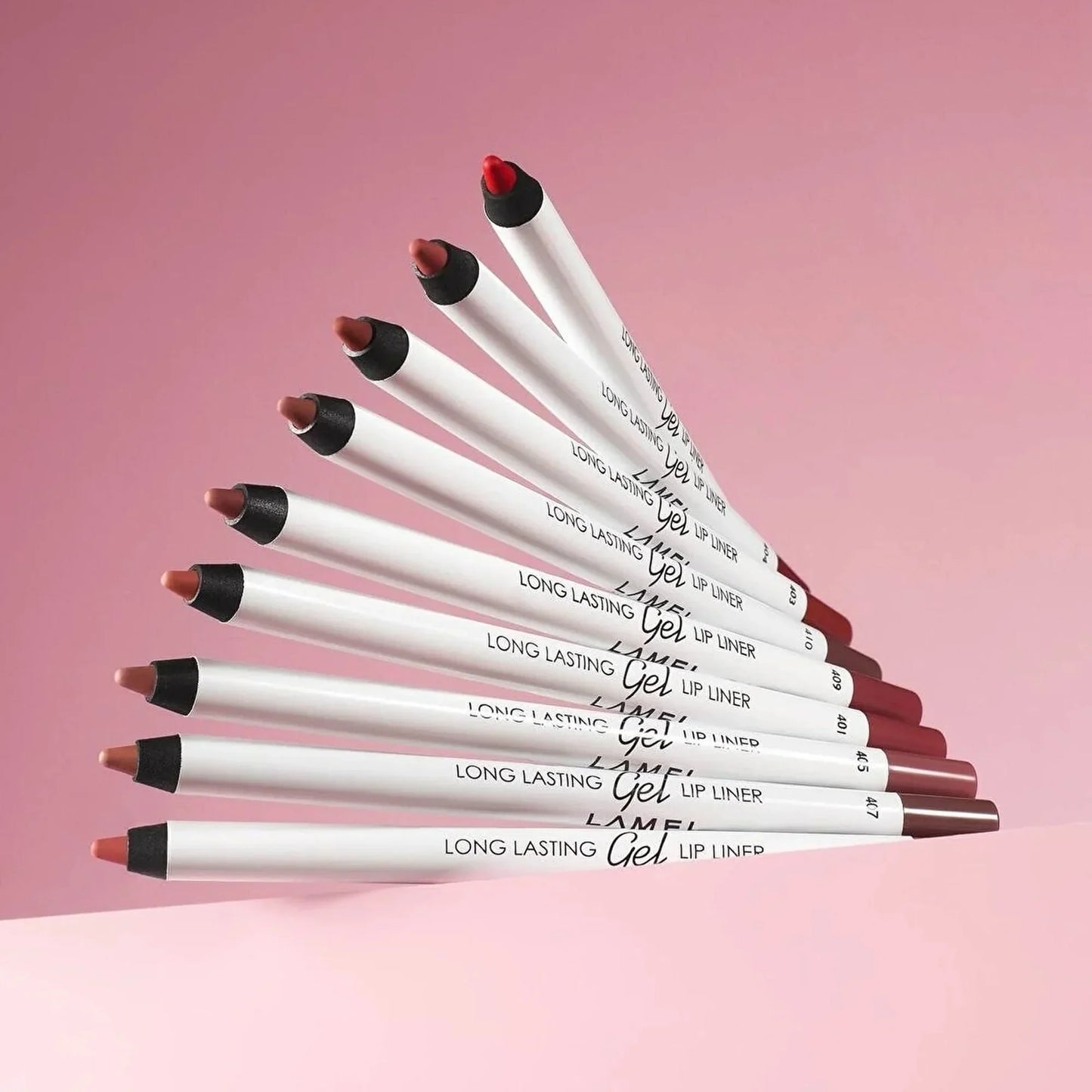 Lamel Long Lasting Gel Lip Liner 408 Rose Plum 1.8gm