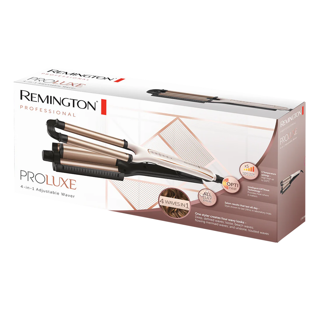 Remington Proluxe 4-in-1 Adjustable Waver CI91AW 1 Piece