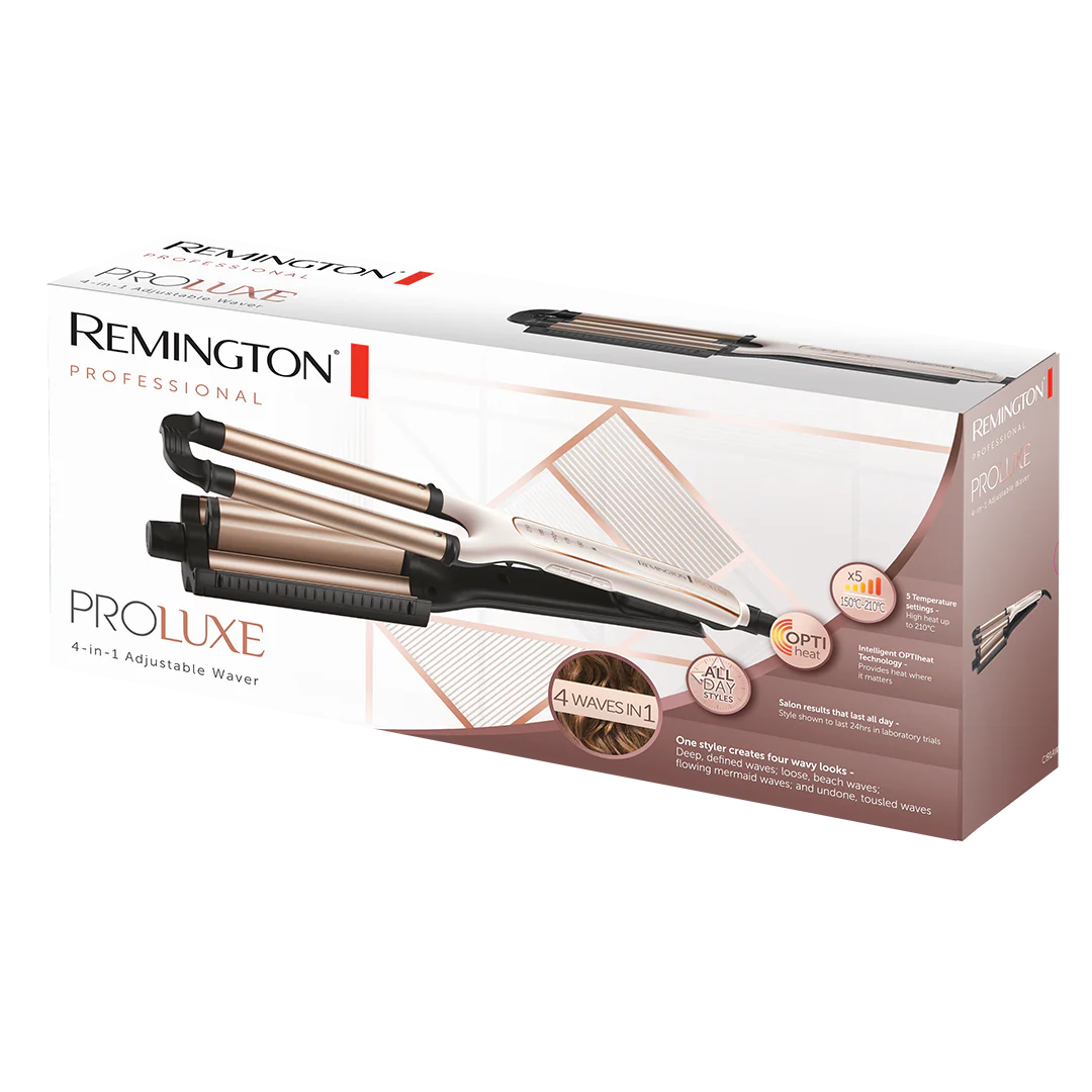 Remington Proluxe 4-in-1 Adjustable Waver CI91AW 1 Piece