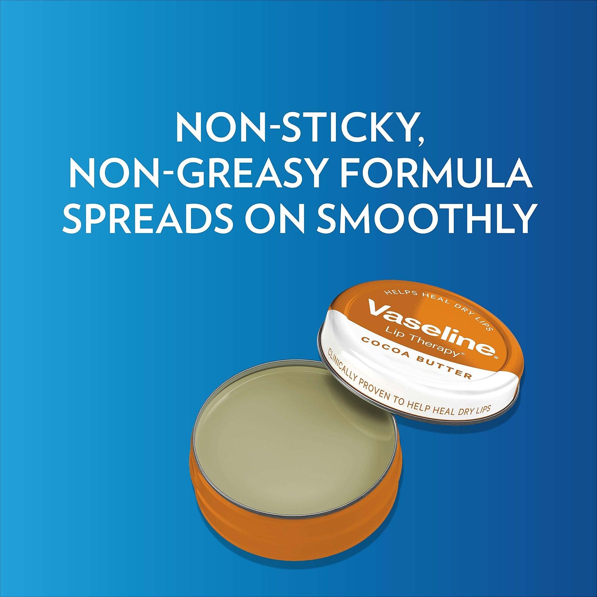 Vaseline Lip Therapy Cocoa Butter Tin 20gm - TheSkinFit
