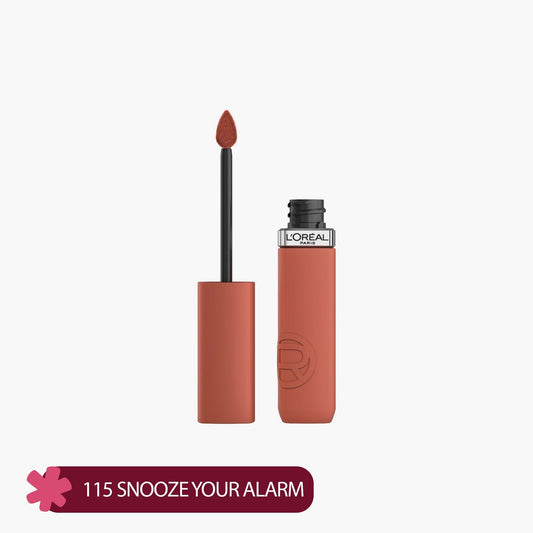 L'Oreal Paris Infallible Matte Resistance Liquid Lipstick 115 Snooze Your Alarm 1 Piece - TheSkinFit