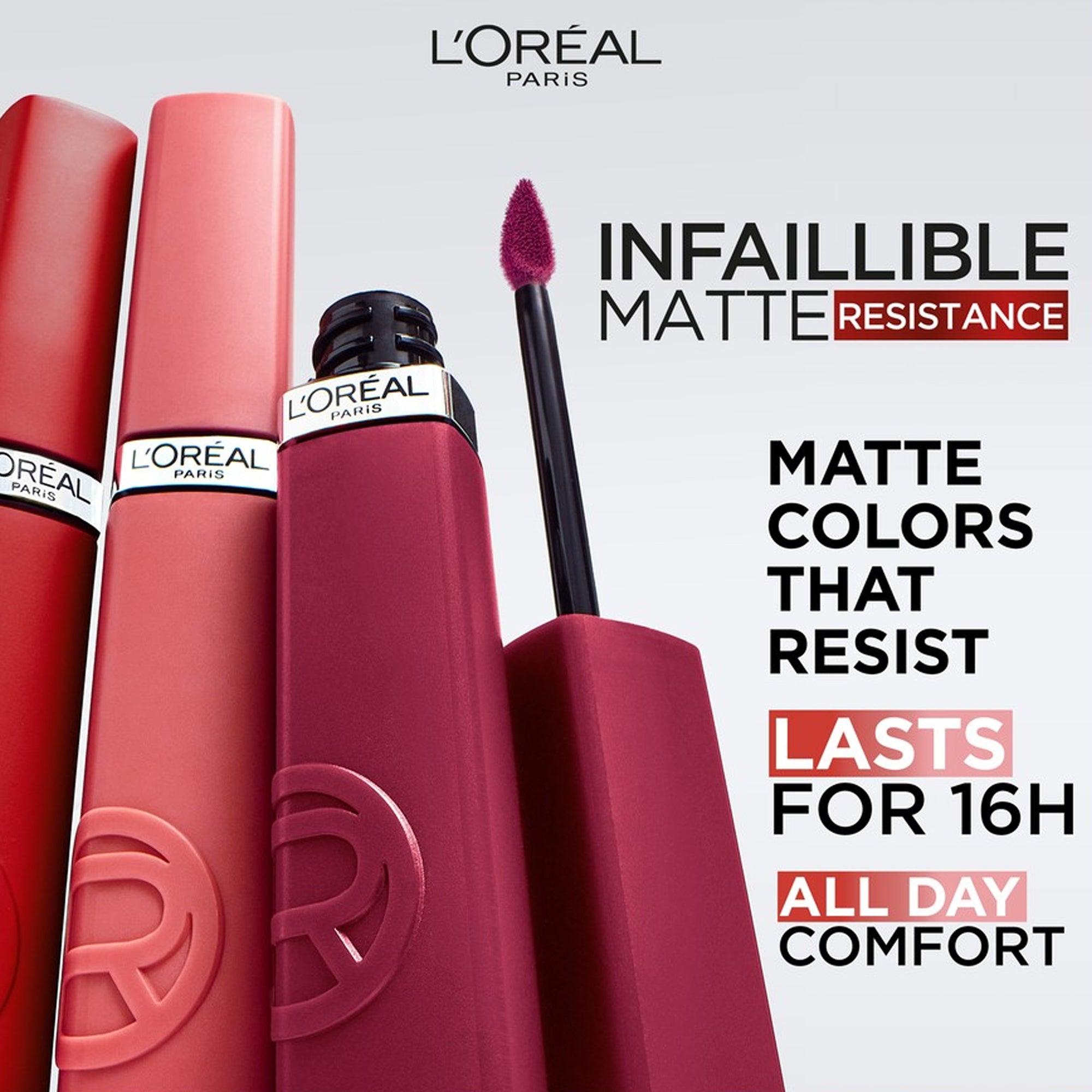 L'Oreal Paris Infallible Matte Resistance Liquid Lipstick