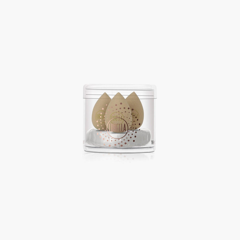 Lurella Mini Teardrop Sponge 3-Piece Pack Nude - TheSkinFit