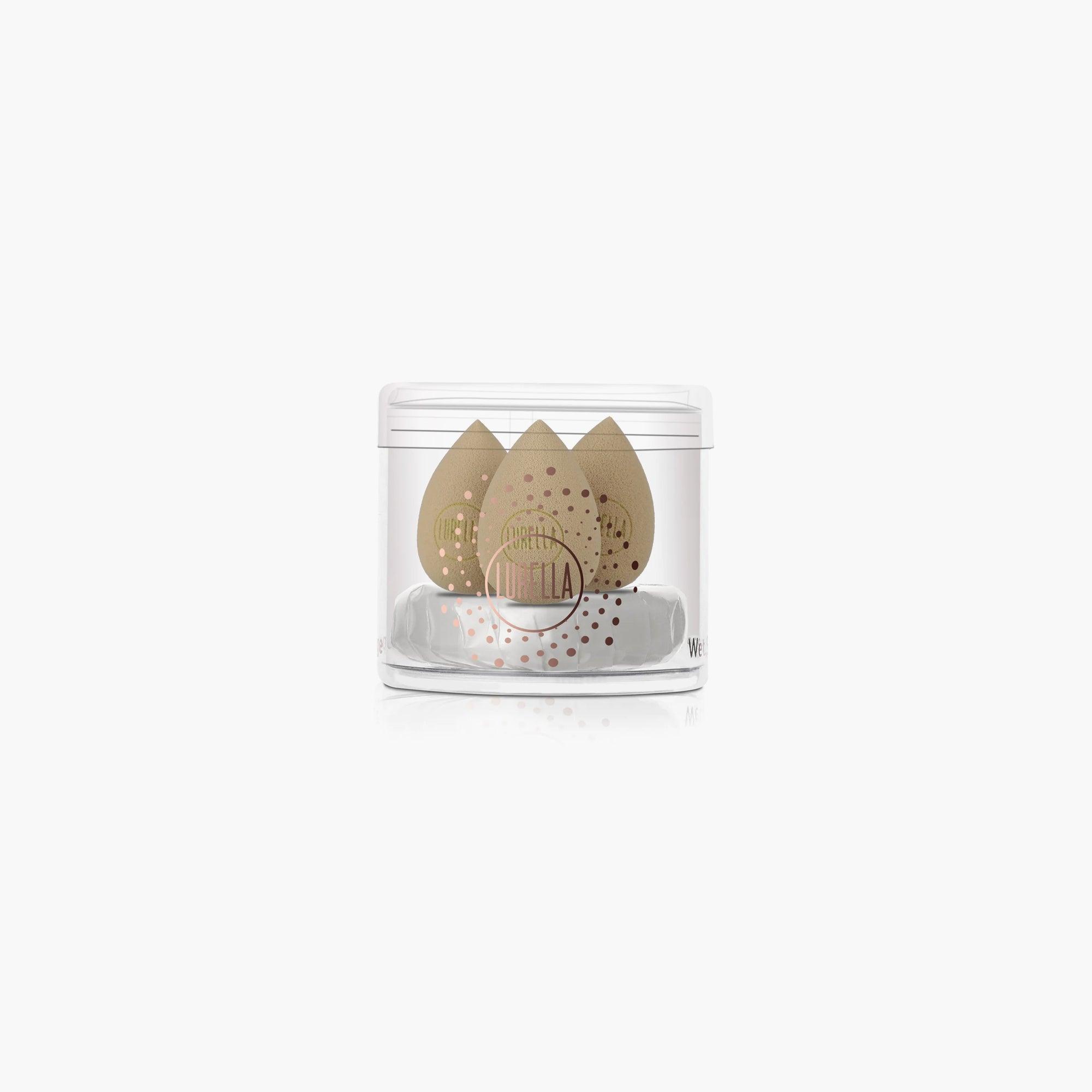 Lurella Mini Teardrop Sponge 3-Piece Pack Nude - TheSkinFit