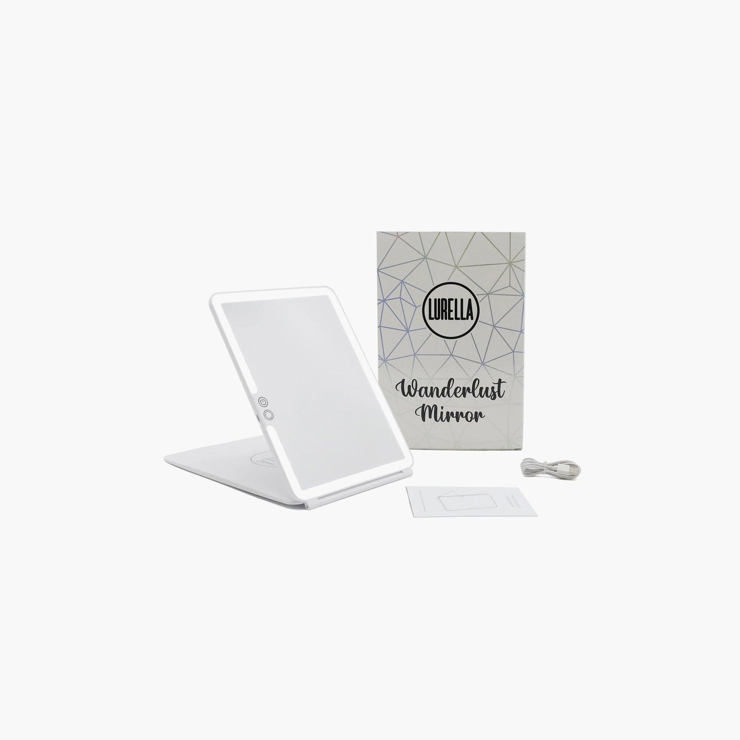 Lurella Wanderlust Mirror White 1 Piece - TheSkinFit