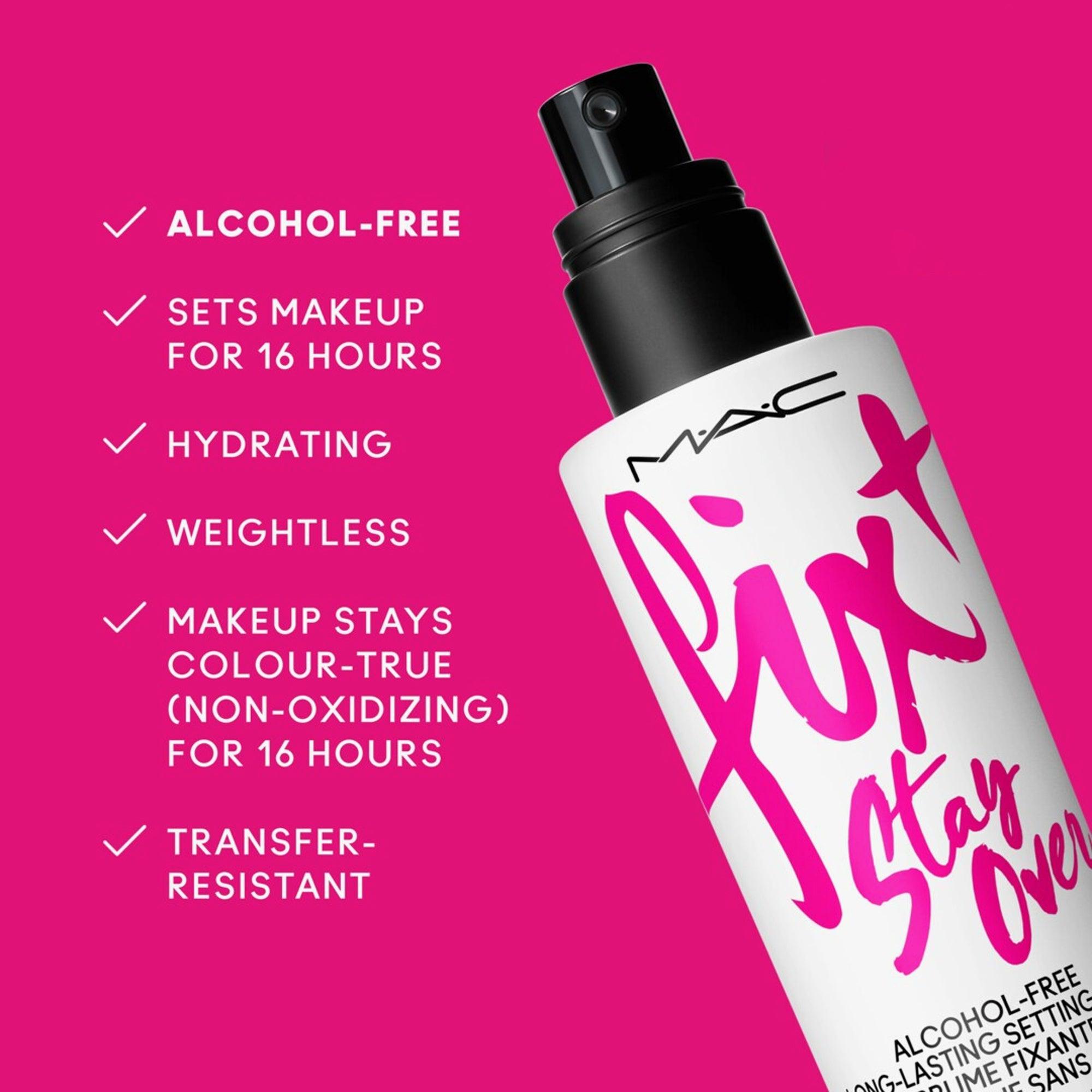 Mac Fix+ Stay Over Alcohol Free Long Lasting Setting Spray 100ml - TheSkinFit