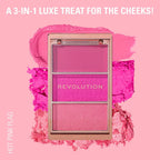 Revolution Icon Blush Palette Hot Pink Flag 9.8gm