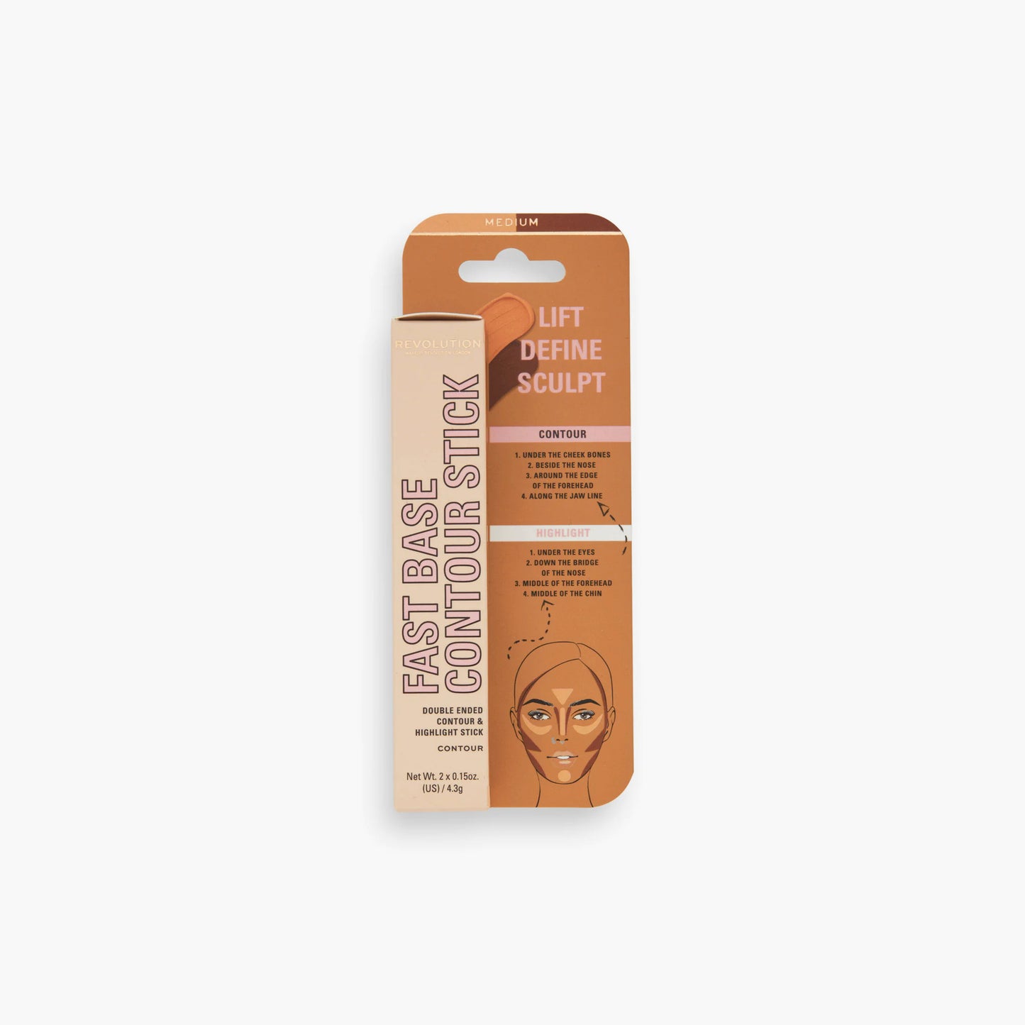 Revolution Fast Base Contour Stick Medium 1 Piece