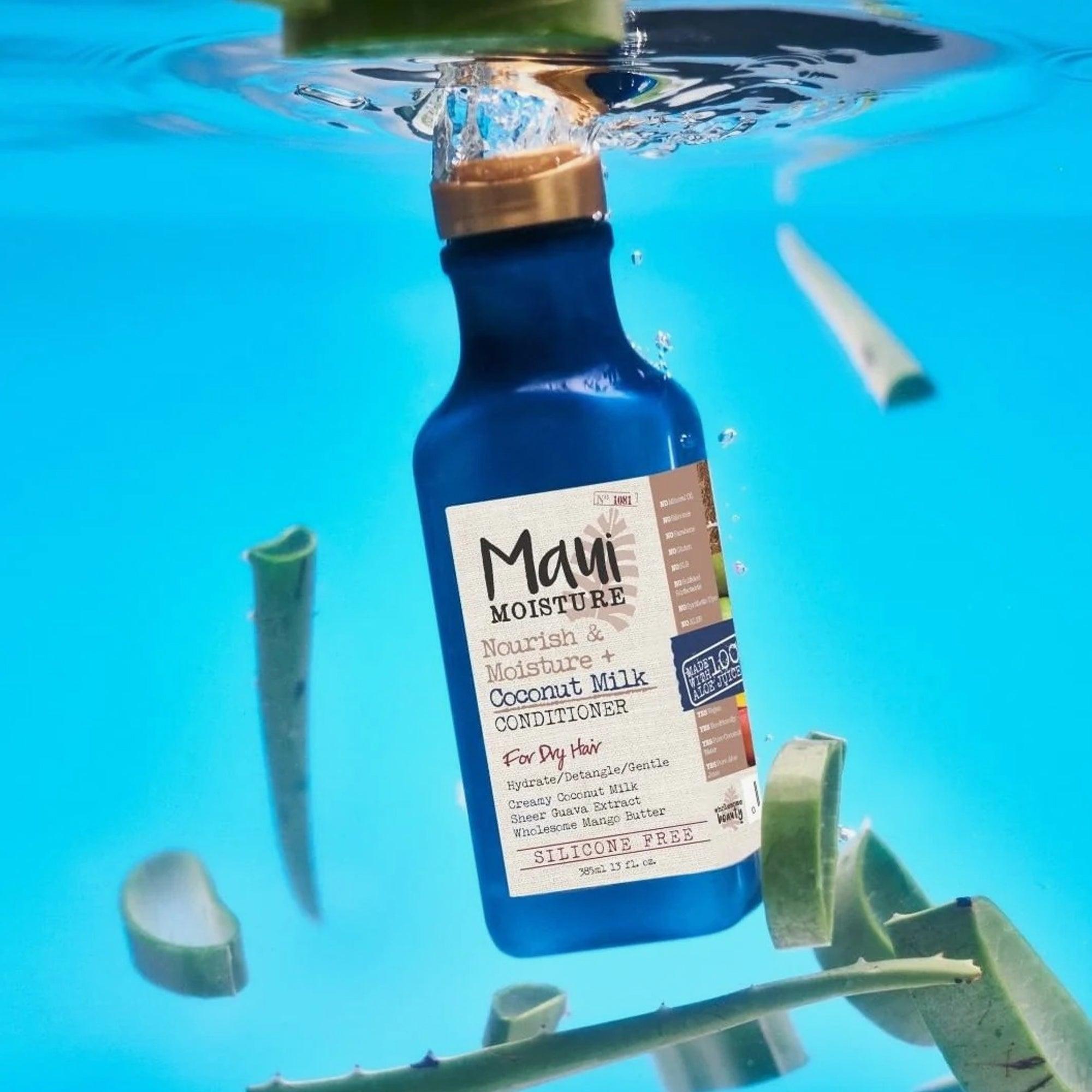 Maui Moisture Nourish & Moisture + Coconut Milk Shampoo For Dry Hair 385ml - TheSkinFit