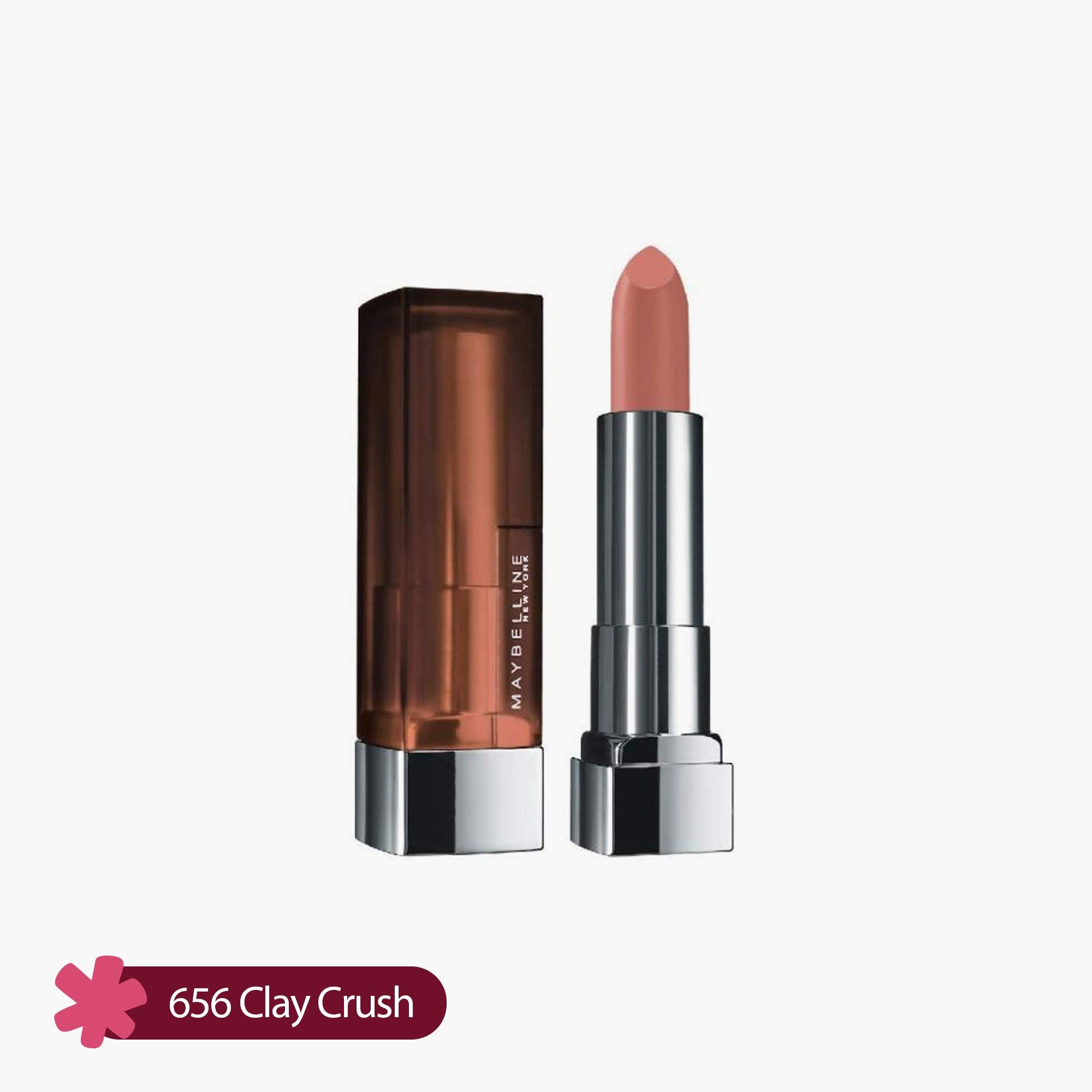 Maybelline Color Sensational Creamy Matte Lipstick 656 Clay Crush 1 Piece - TheSkinFit