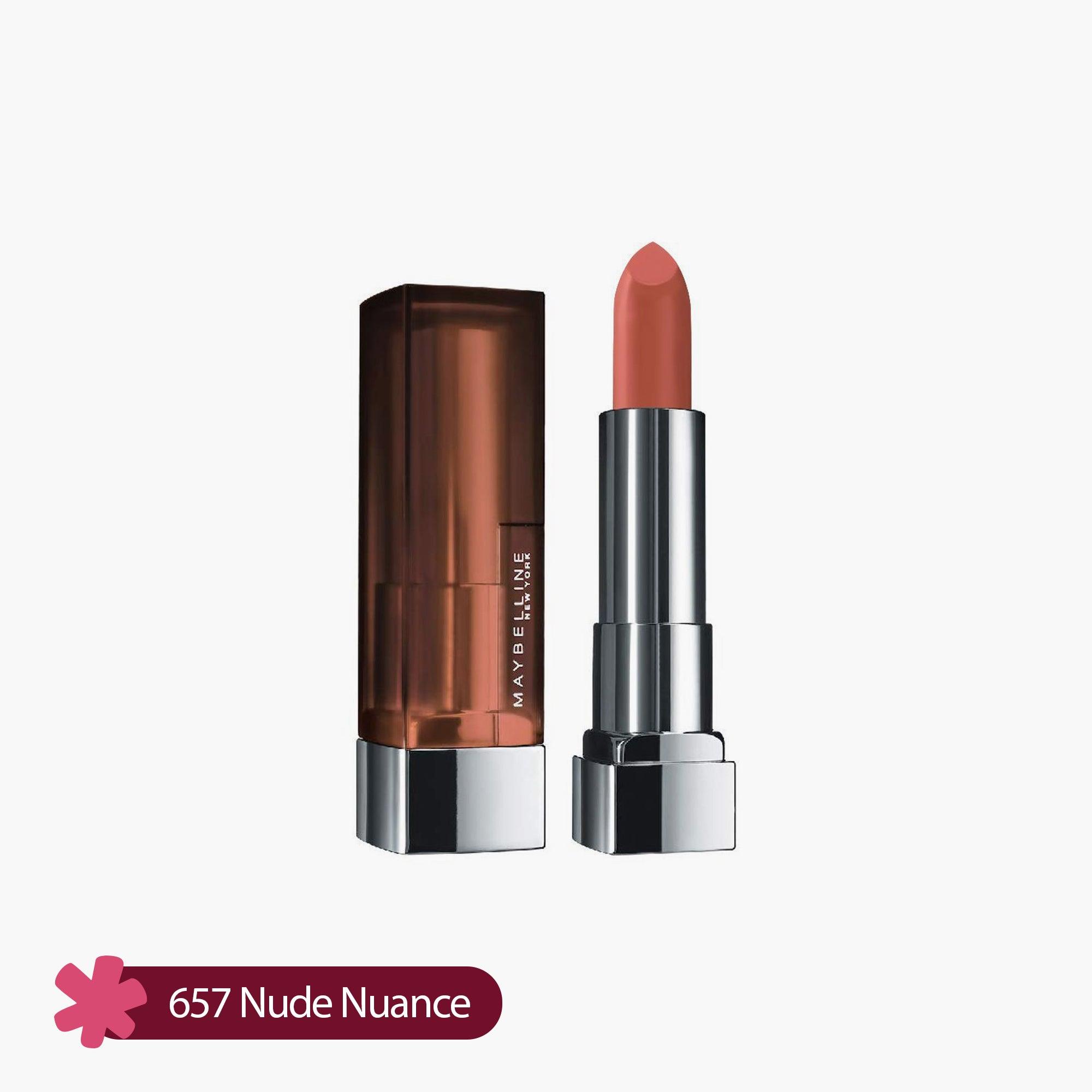 Maybelline Color Sensational Creamy Matte Lipstick 657 Nude Nuance 1 Piece - TheSkinFit