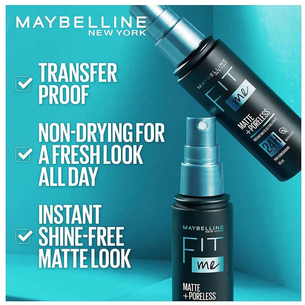 Maybelline Fit Me Matte + Poreless Setting Spray 24H Oil Control 60ml - TheSkinFit