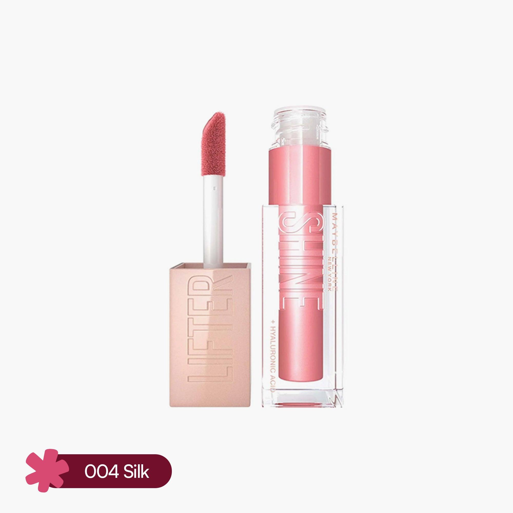 Maybelline Lifter Shine Lip Gloss With Hyaluronic Acid 004 Silk 5.9ml - TheSkinFit