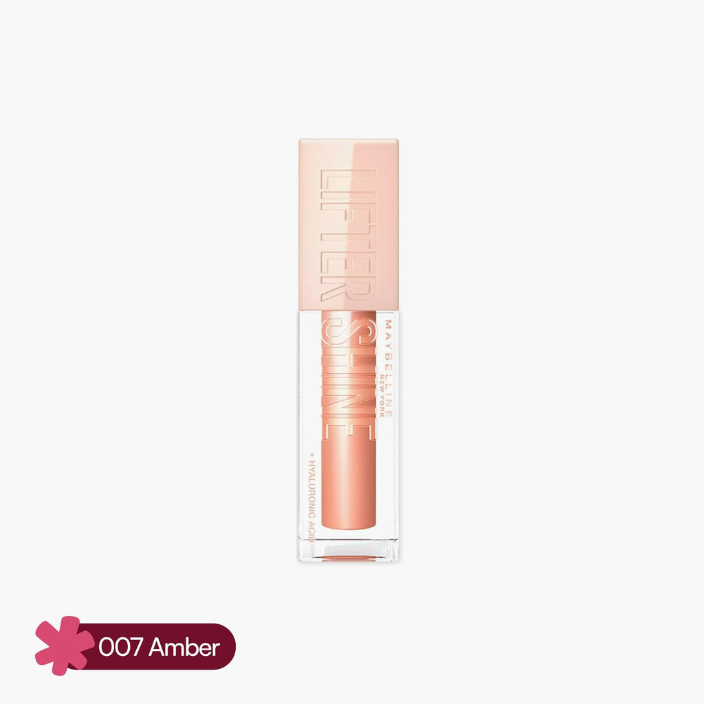 Maybelline Lifter Shine Lip Gloss With Hyaluronic Acid 007 Amber 5.9ml - TheSkinFit