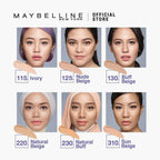 Maybelline New York Fit Me Dewy+Smooth Liquid Foundation Normal to Dry SPF 23 125 Nude Beige 30ml - TheSkinFit