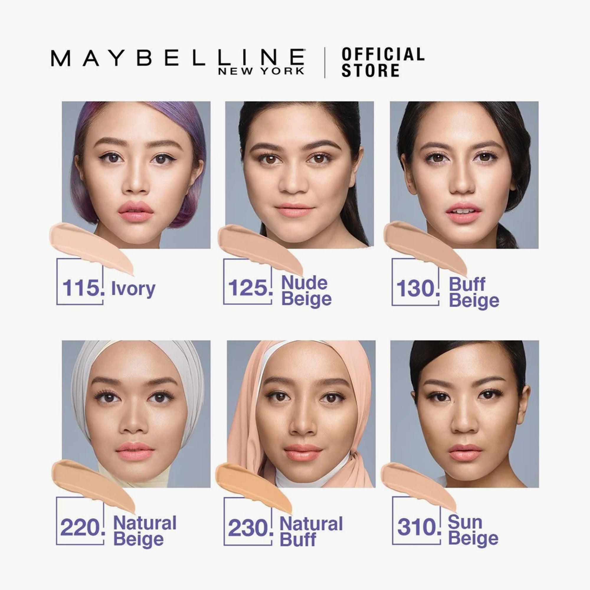 Maybelline New York Fit Me Dewy+Smooth Liquid Foundation Normal to Dry SPF 23 125 Nude Beige 30ml - TheSkinFit