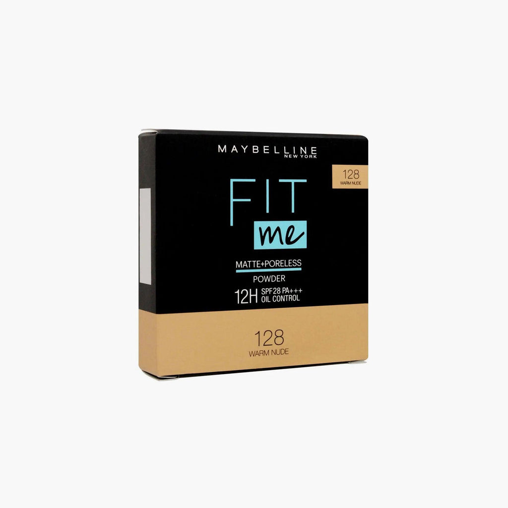 Maybelline Fit Me Matte+Poreless Powder 12H SPF28 PA+++ Oil Control 128 Warm Nude 6gm price