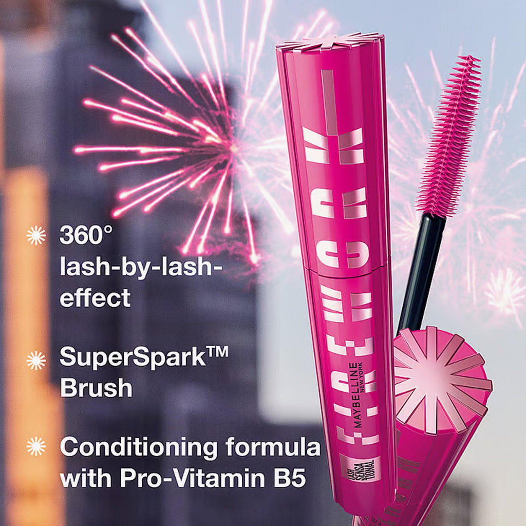 Maybelline New York Lash Sensational Firework Mascara 801 Very Black 10ml - TheSkinFit
