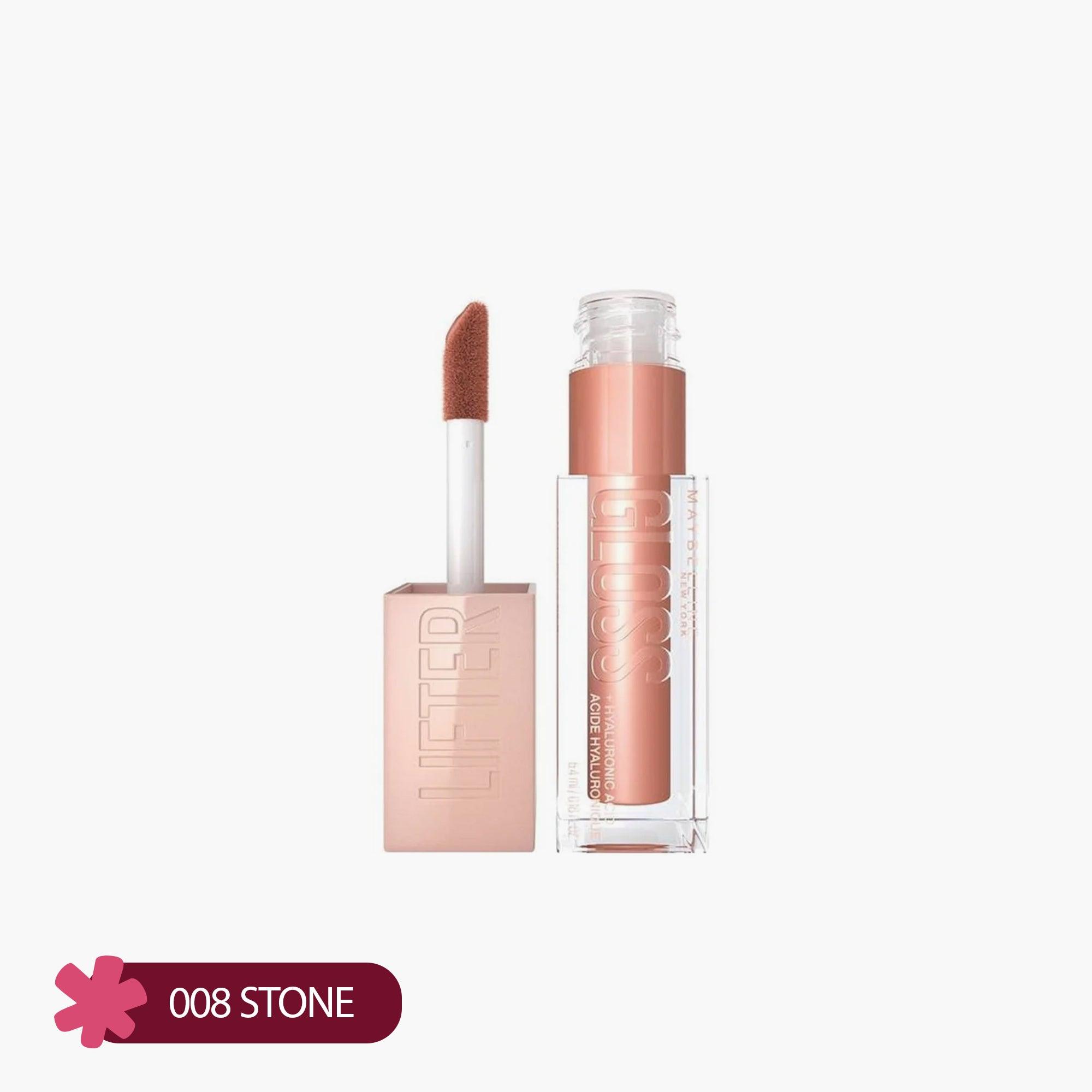 Maybelline New York Lifter Gloss With Hyaluronic Acid 008 Stone 5.4ml - TheSkinFit