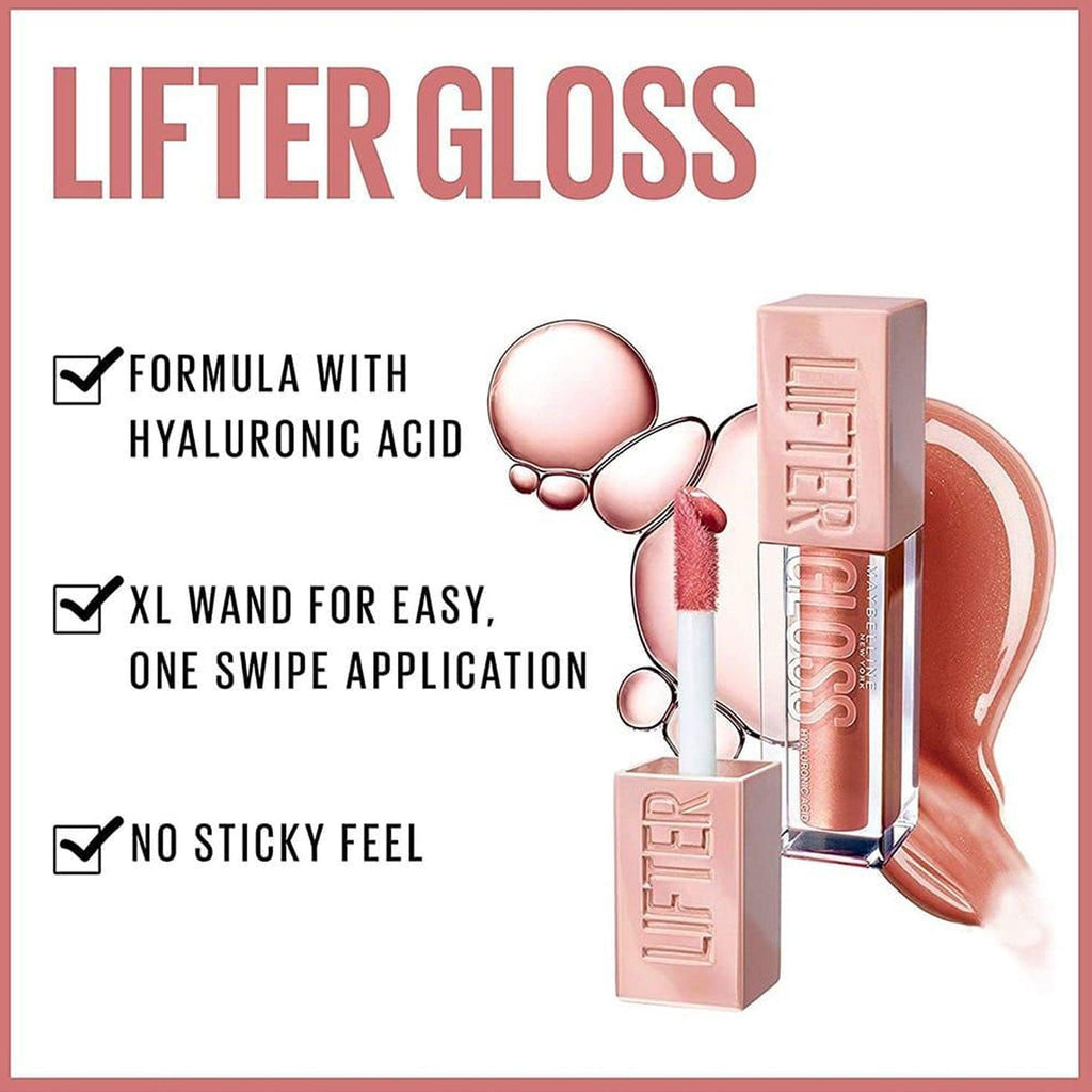 Maybelline New York Lifter Gloss With Hyaluronic Acid 008 Stone 5.4ml - TheSkinFit